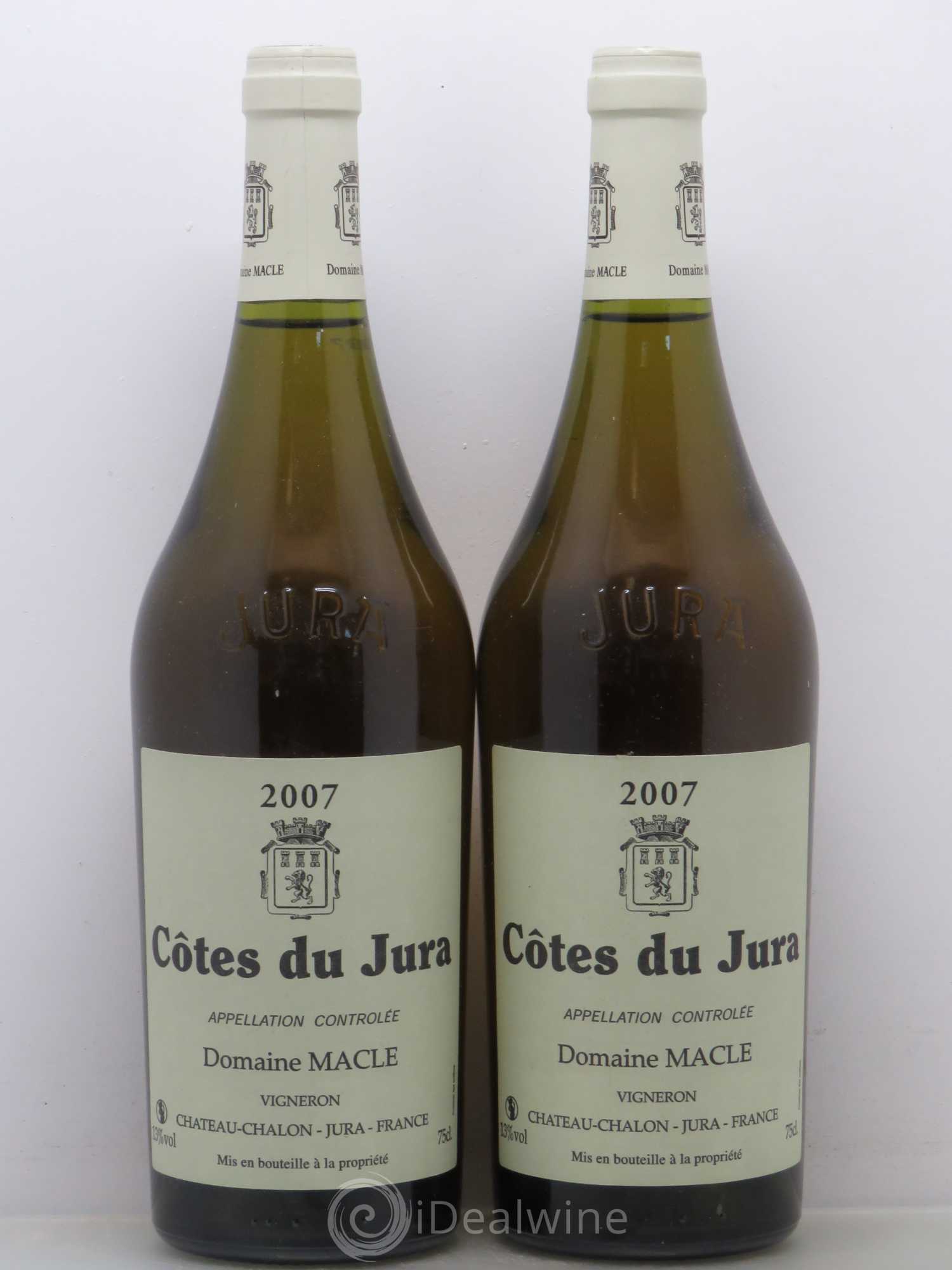 Côtes du Jura Jean Macle 2007 - Lot de 2 bouteilles - 0
