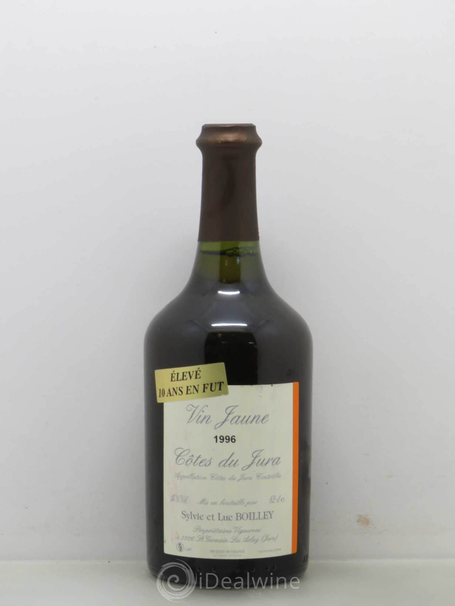 Arbois Vin Jaune Sylvie et Luc Boilley 1996 - Posten von 1 Flasche - 0