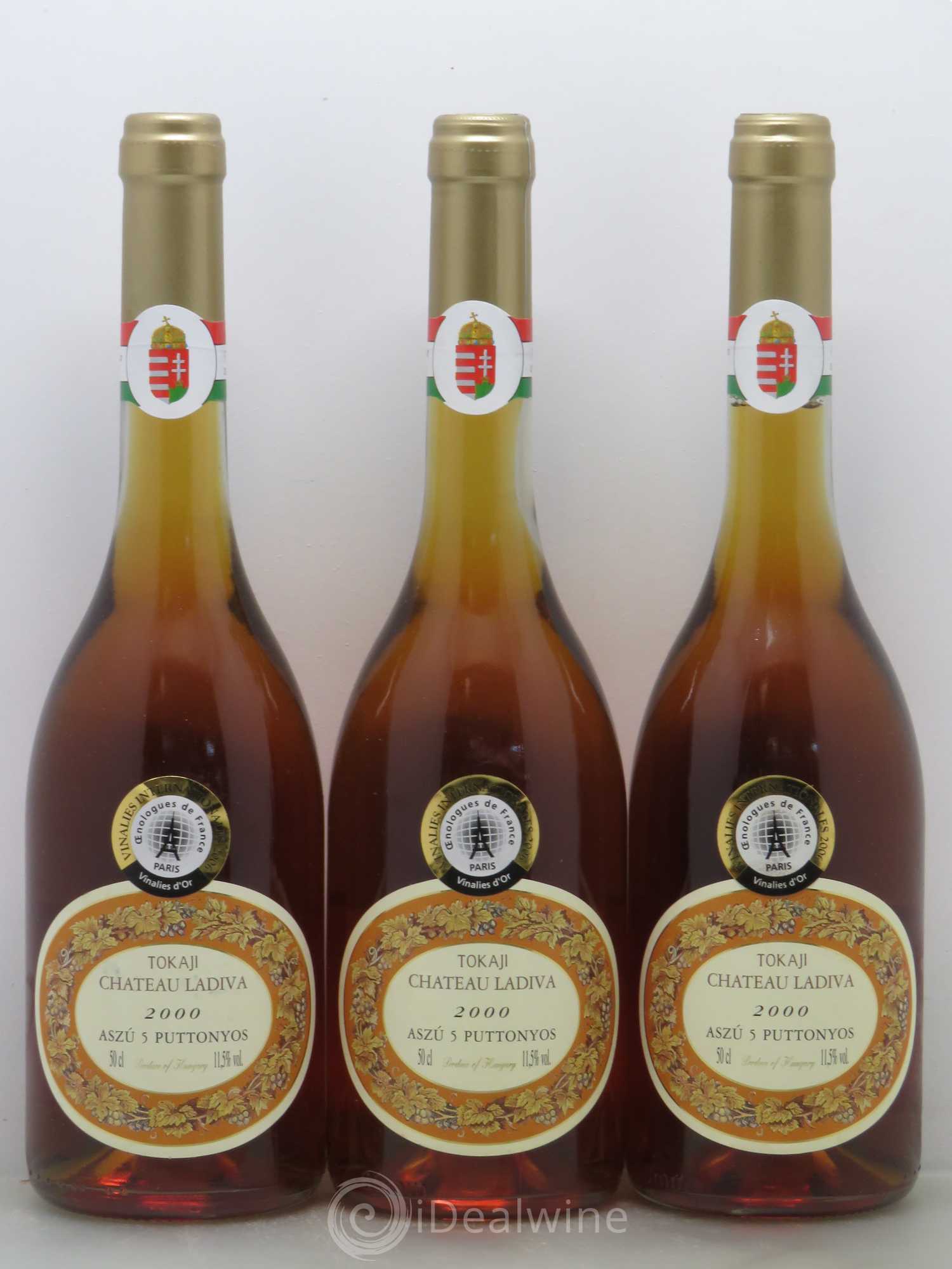 Tokaji 2000 - Lotto di 3 bottiglie - 0
