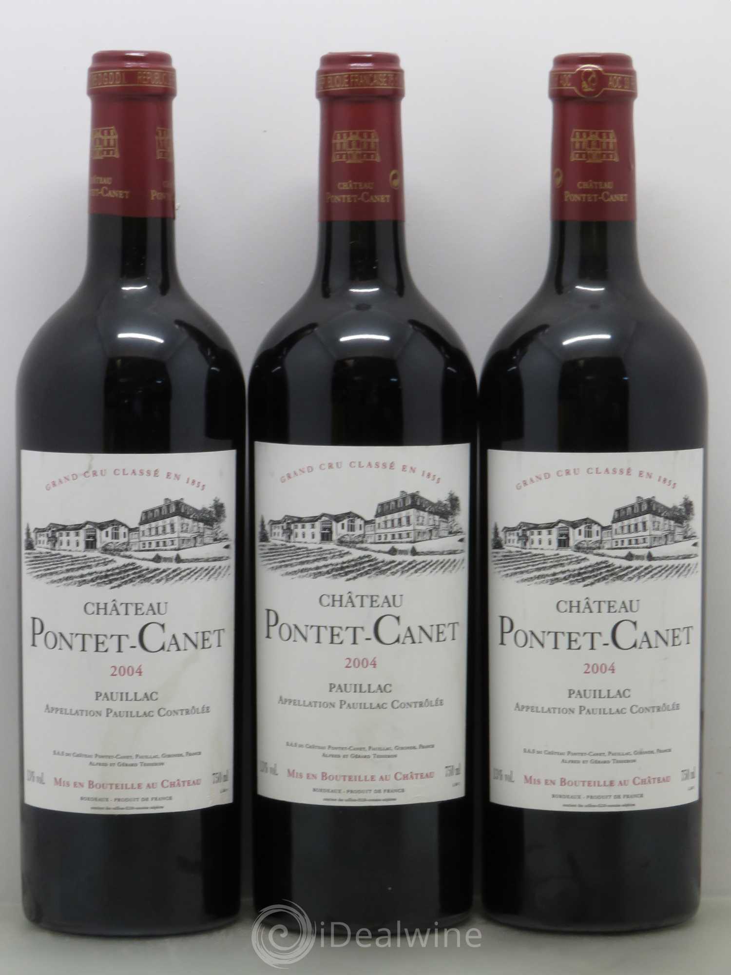 Château Pontet Canet 5ème Grand Cru Classé 2004 - Lot de 6 bouteilles - 2