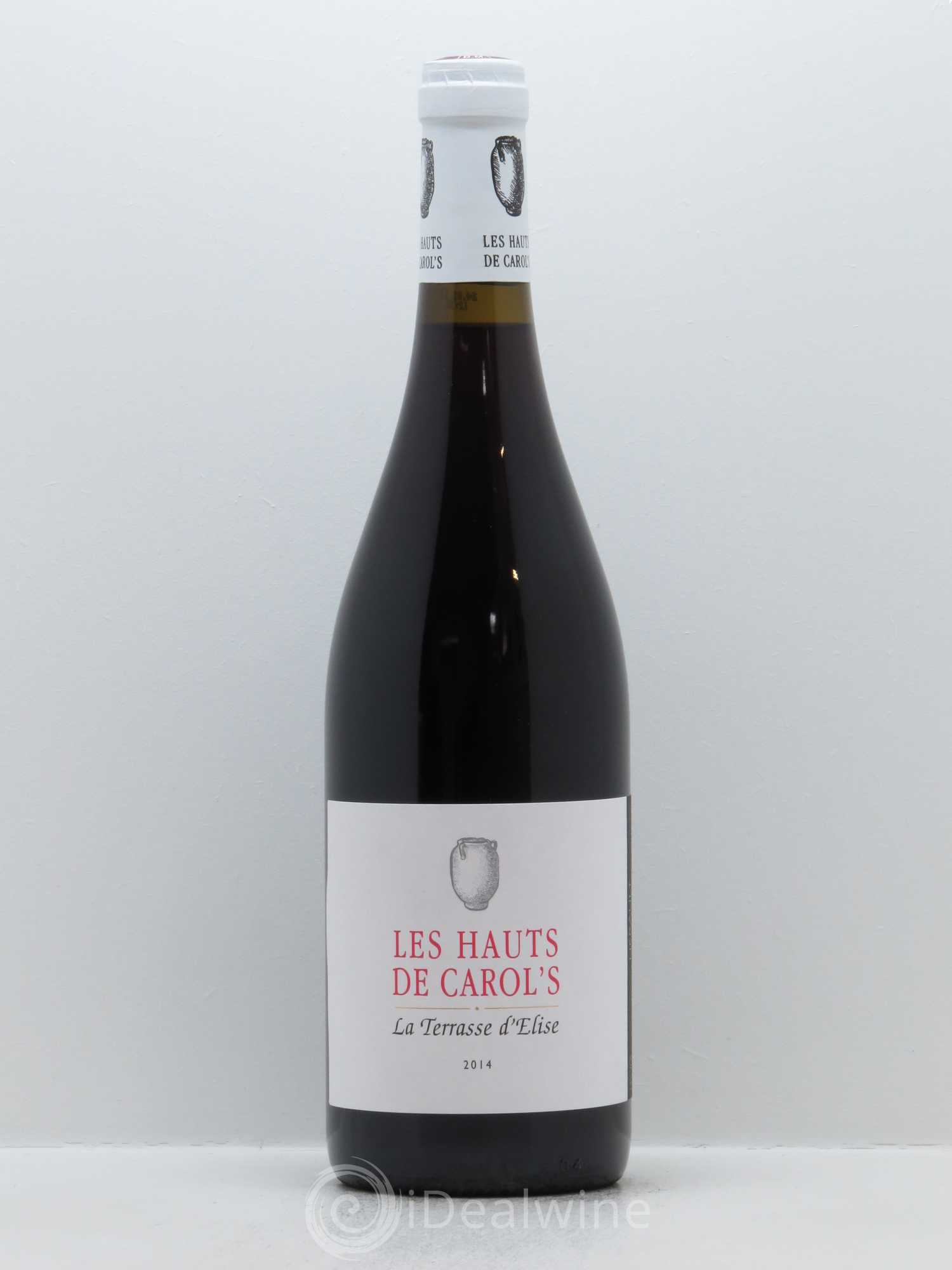 Pays d'Hérault Les Hauts de Carol's Terrasse d'Elise (Domaine de la) 2014 - Lot de 1 bouteille - 0