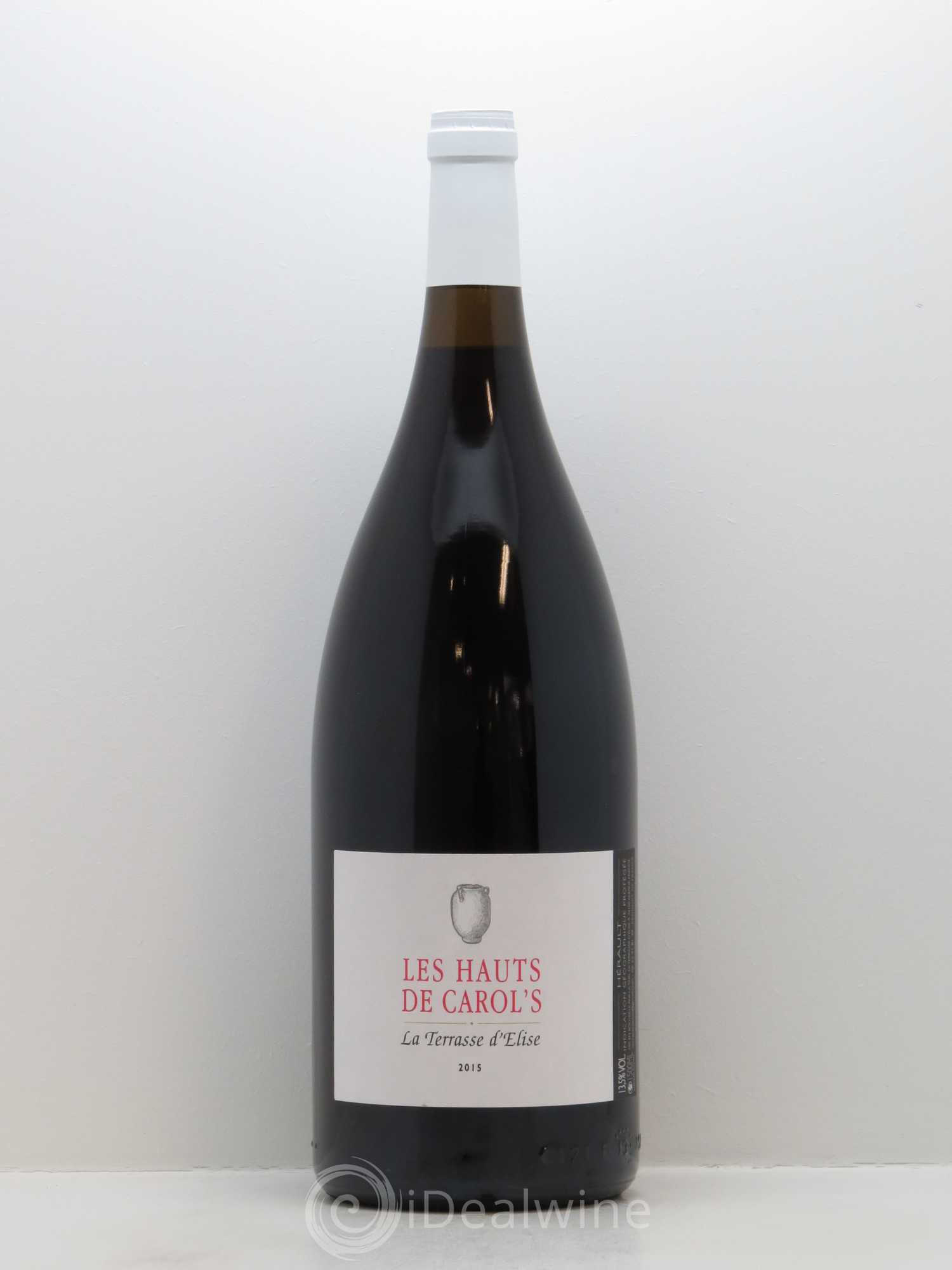 Pays d'Hérault Les Hauts de Carol's Terrasse d'Elise (Domaine de la) 2015 - Lot de 1 magnum - 0