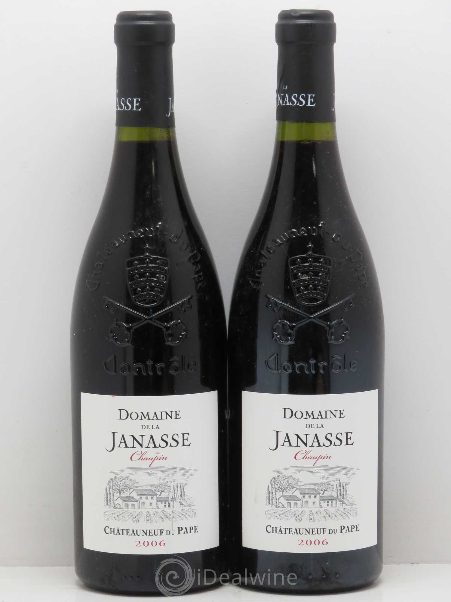 Châteauneuf-du-Pape Cuvée Chaupin La Janasse (Domaine de) 2006 - Lot de 2 bouteilles - 0