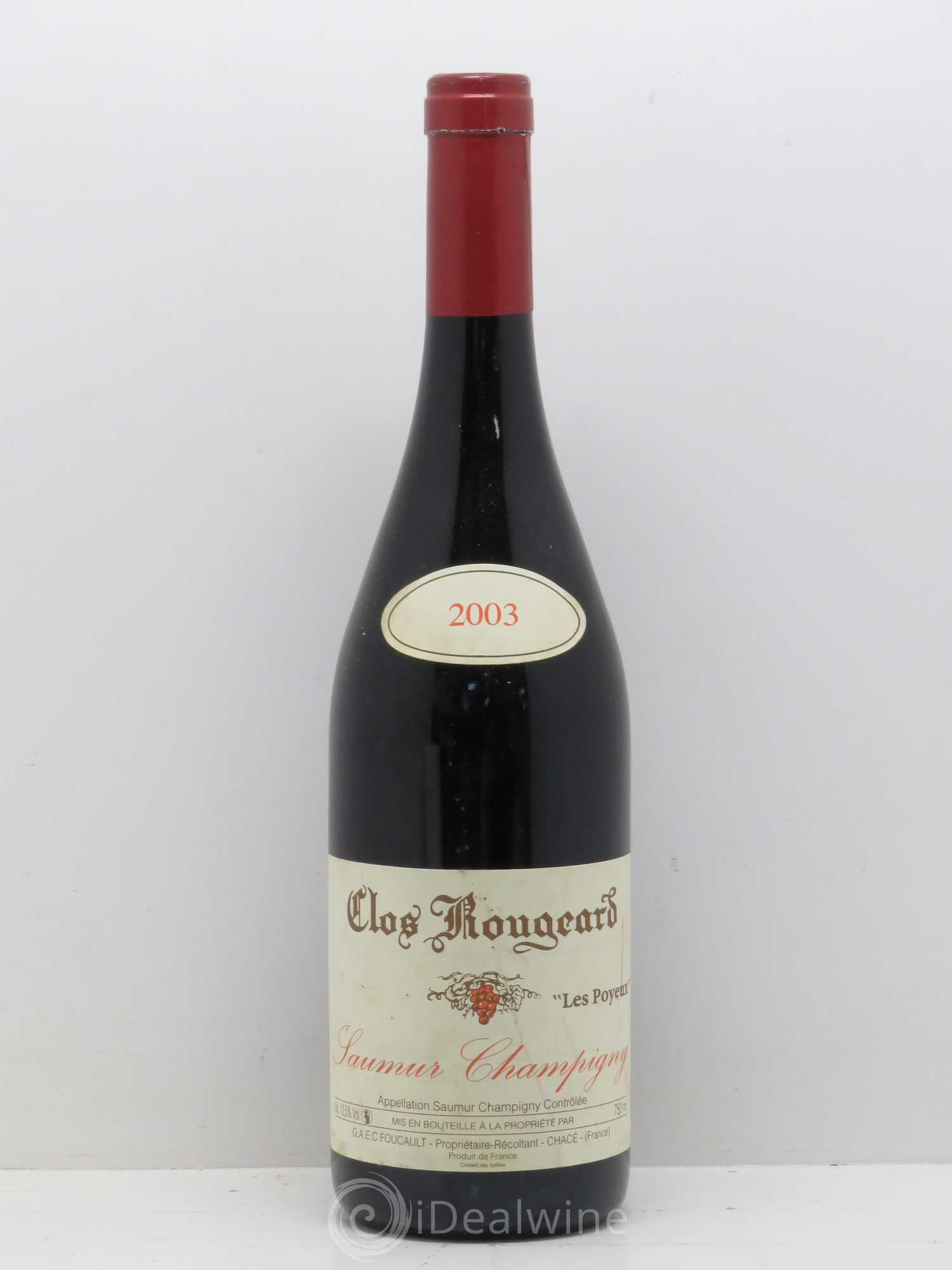 Saumur-Champigny Les Poyeux Clos Rougeard 2003 - Lot de 1 bouteille - 0