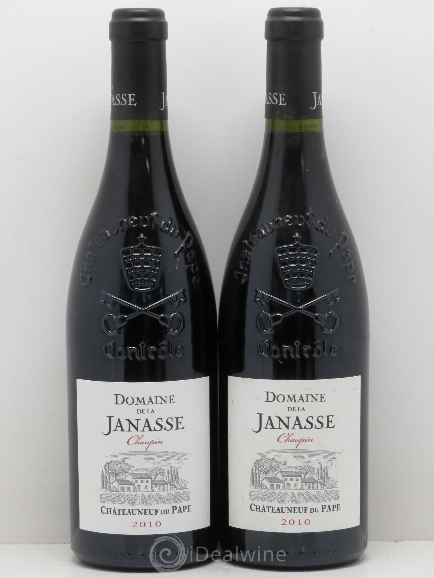 Châteauneuf-du-Pape Cuvée Chaupin La Janasse (Domaine de) 2010 - Lot de 2 bouteilles - 0
