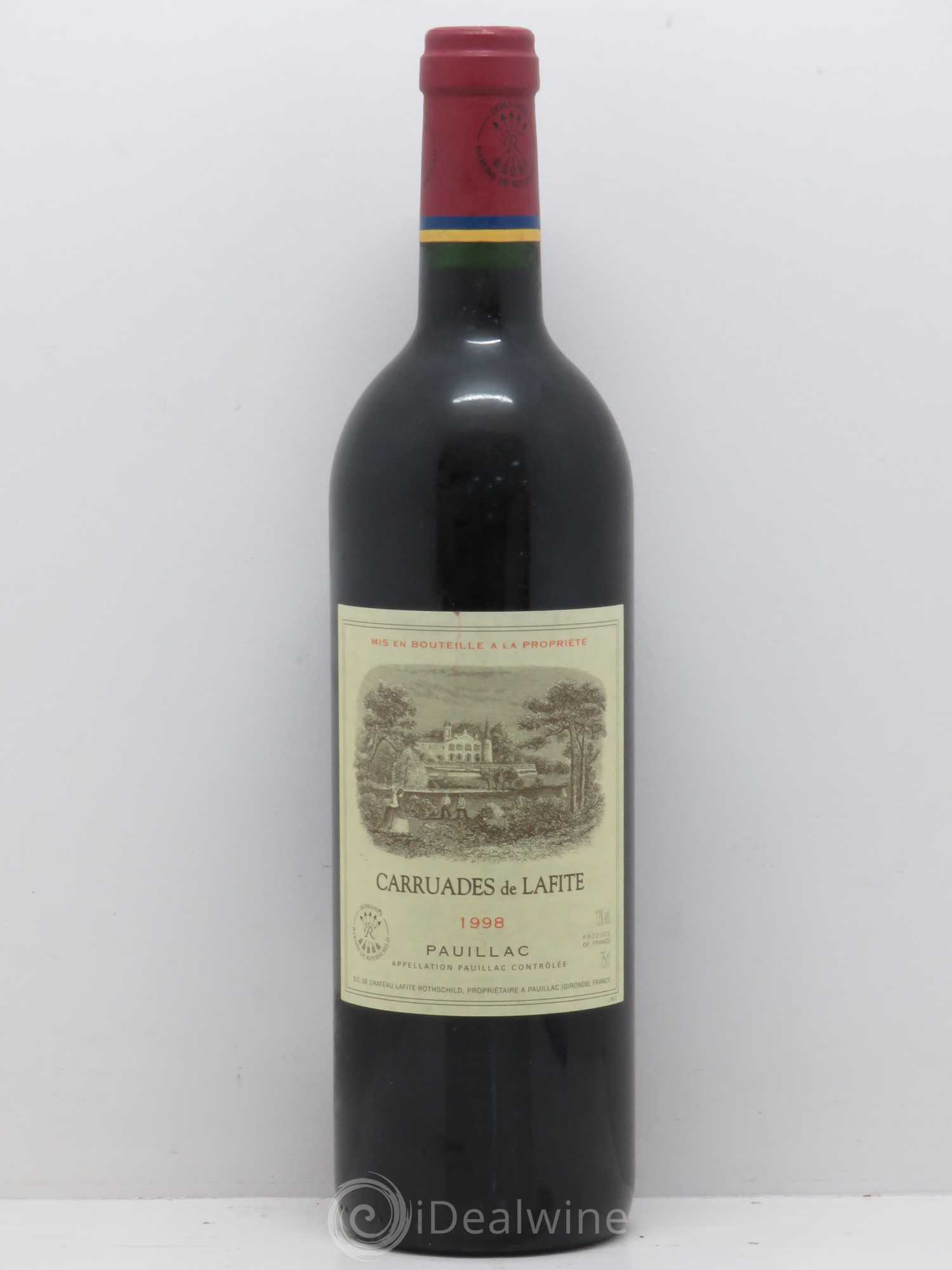 Carruades de Lafite Rothschild Second Vin 1998 - Lot de 1 bouteille - 0