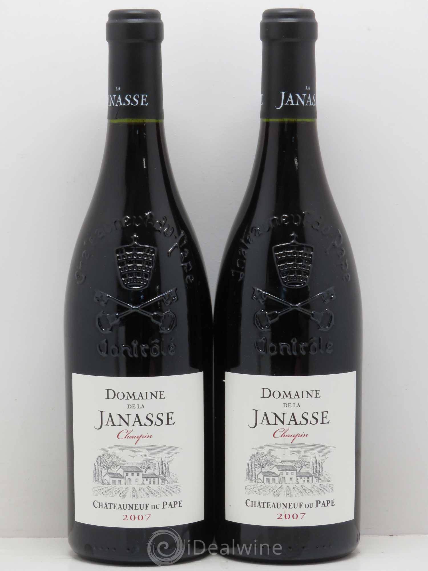 Châteauneuf-du-Pape Cuvée Chaupin La Janasse (Domaine de) 2007 - Lot de 2 bouteilles - 0