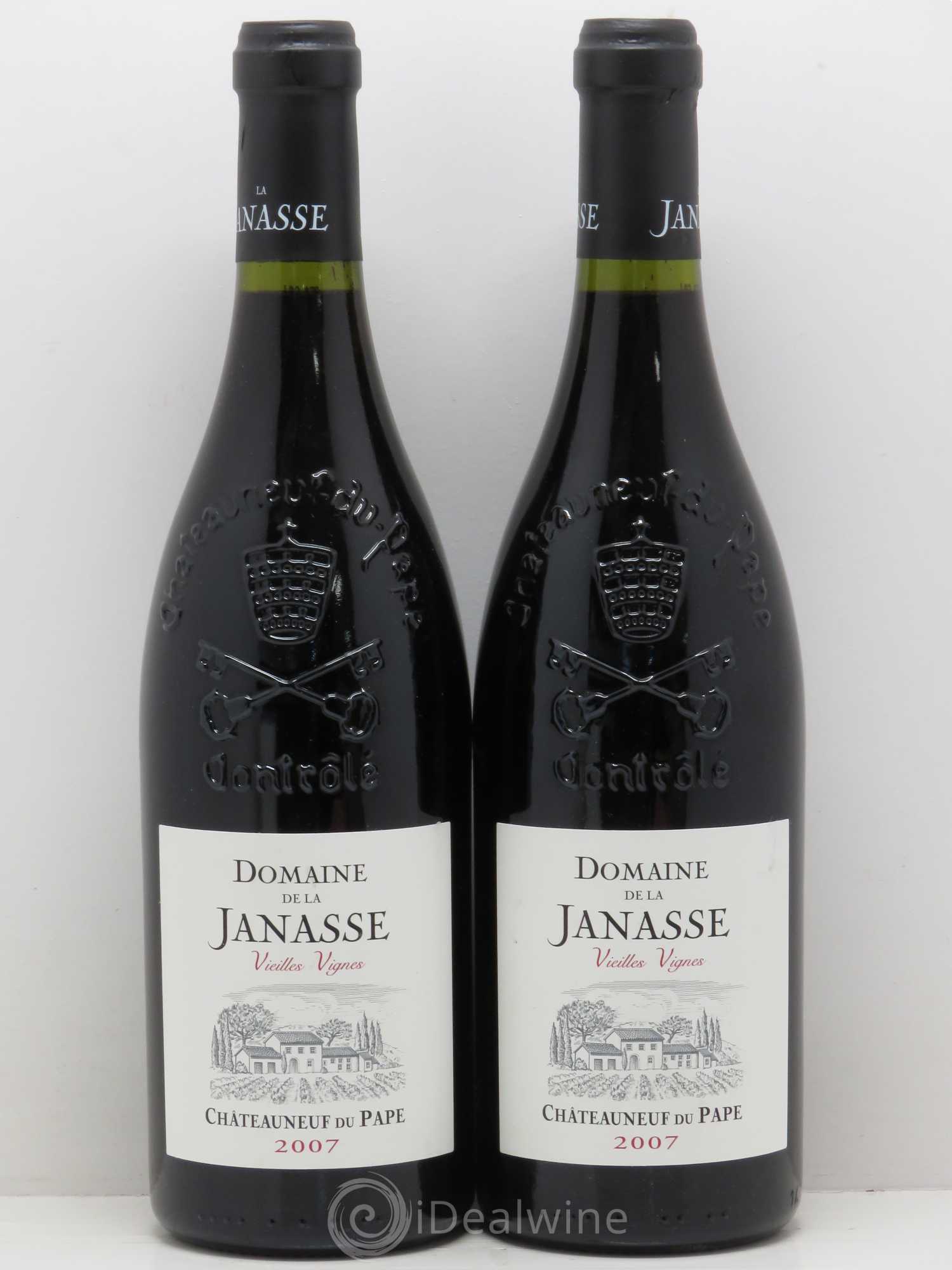 Châteauneuf-du-Pape Cuvée Vieilles Vignes La Janasse (Domaine de) 2007 - Lot de 2 bouteilles - 0