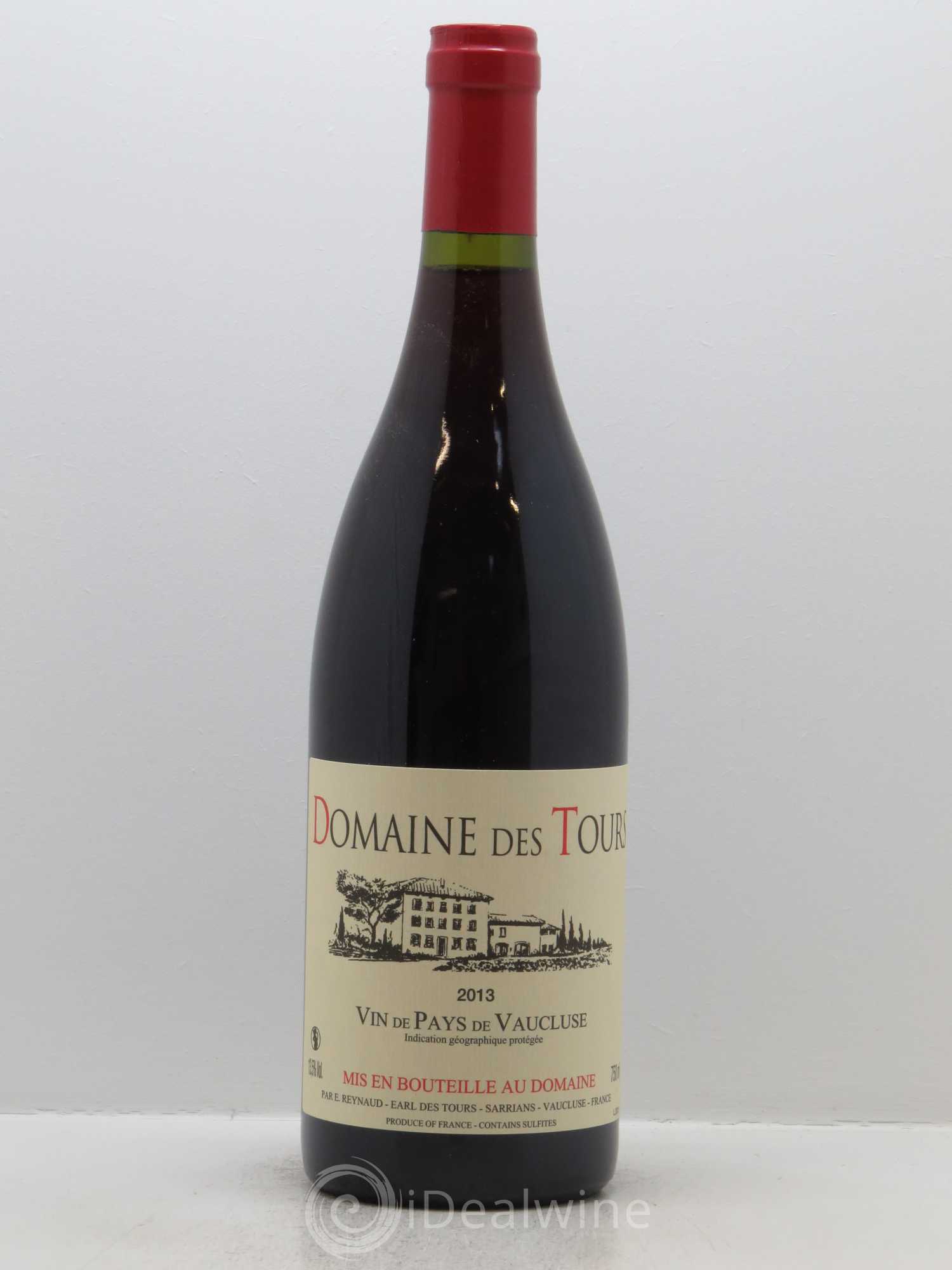 Vaucluse (Vin de Pays de Vaucluse) Domaine des Tours Emmanuel Reynaud 2013 - Lot de 1 bouteille - 0