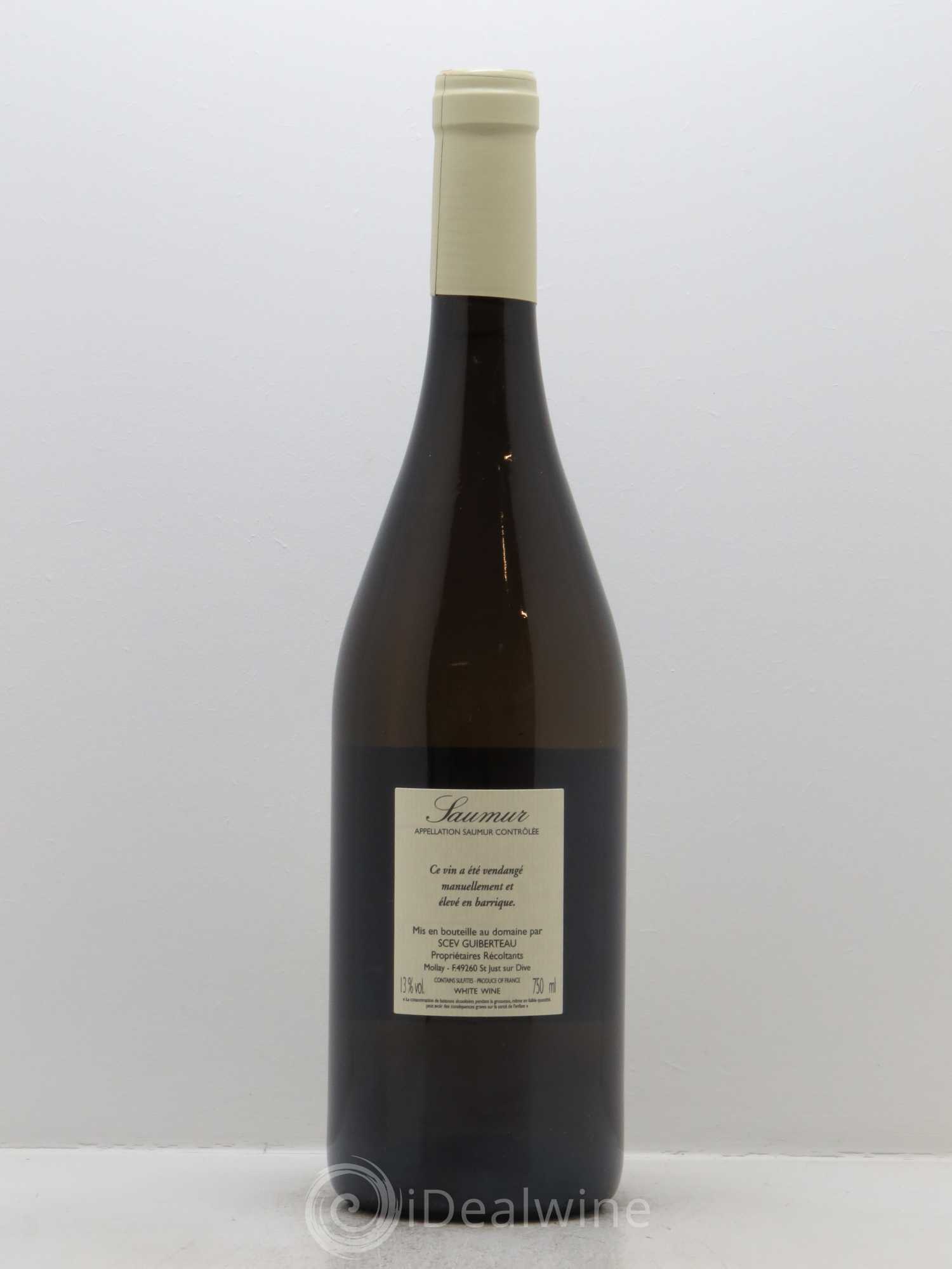 Saumur Brézé Clos des Carmes Domaine Guiberteau 2013 - Lot de 1 bouteille - 1