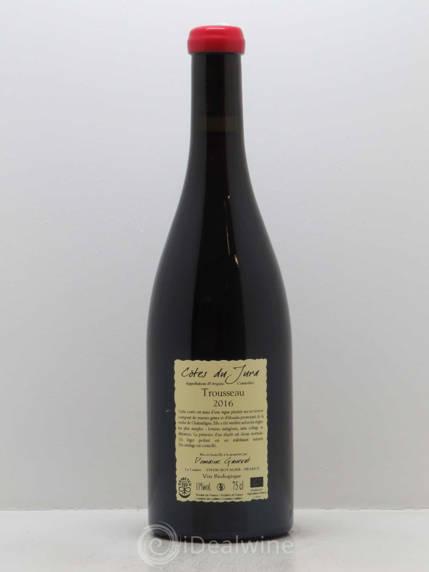 Côtes du Jura Plein Sud Jean-François Ganevat (Domaine) 2016 - Lot de 1 bouteille - 1
