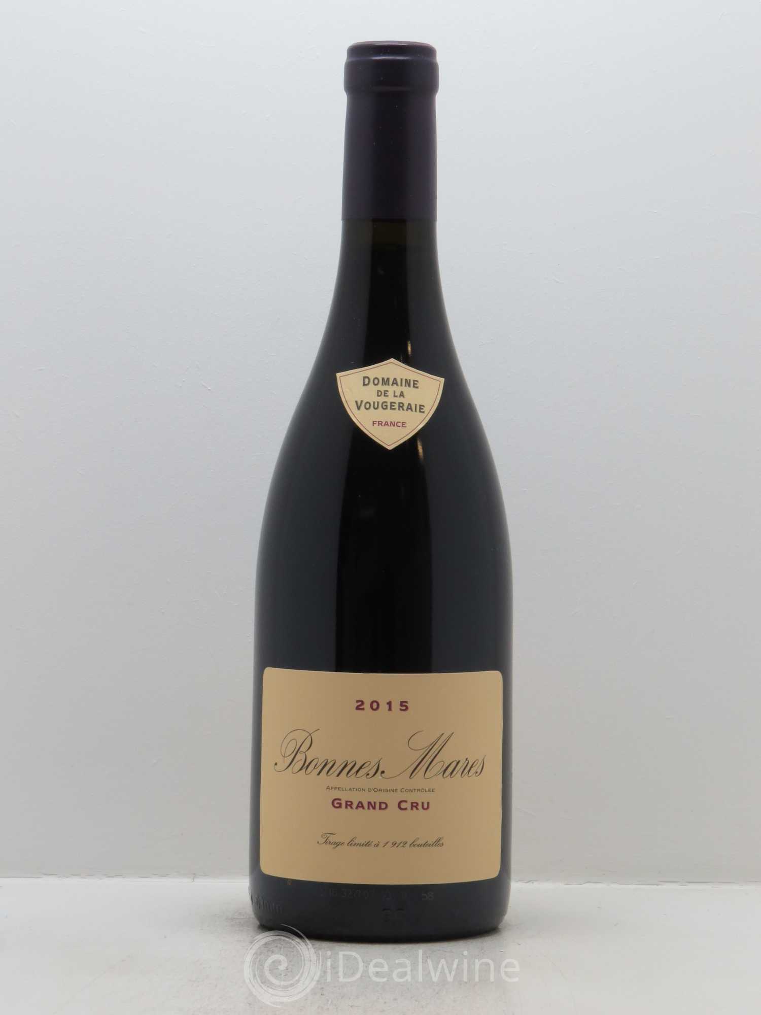 Bonnes-Mares Grand Cru La Vougeraie 2015 - Lot de 1 bouteille - 0