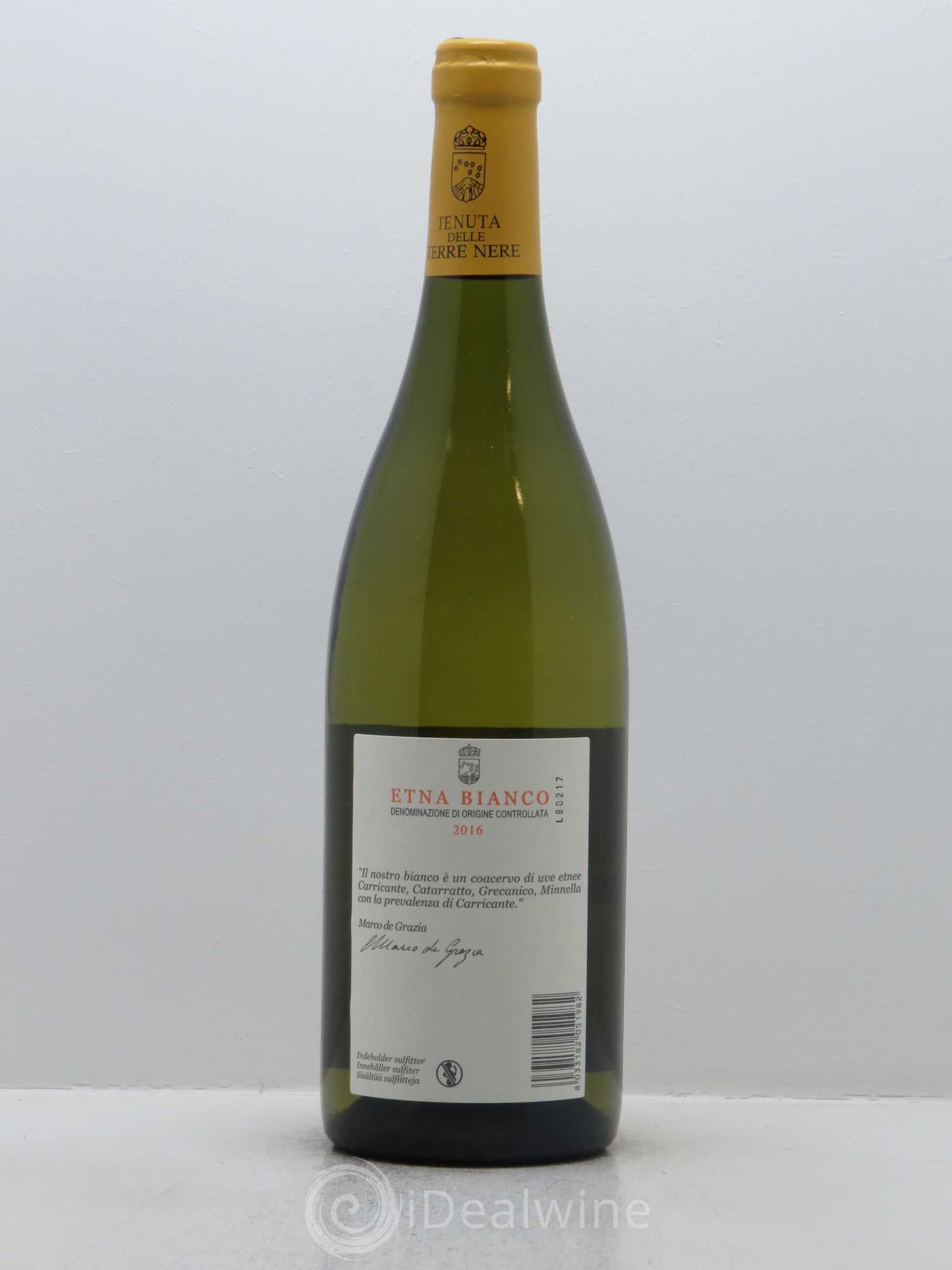 Etna Bianco DOC Tenuta delle Terre Nere 2016 - Lot de 1 bouteille - 1