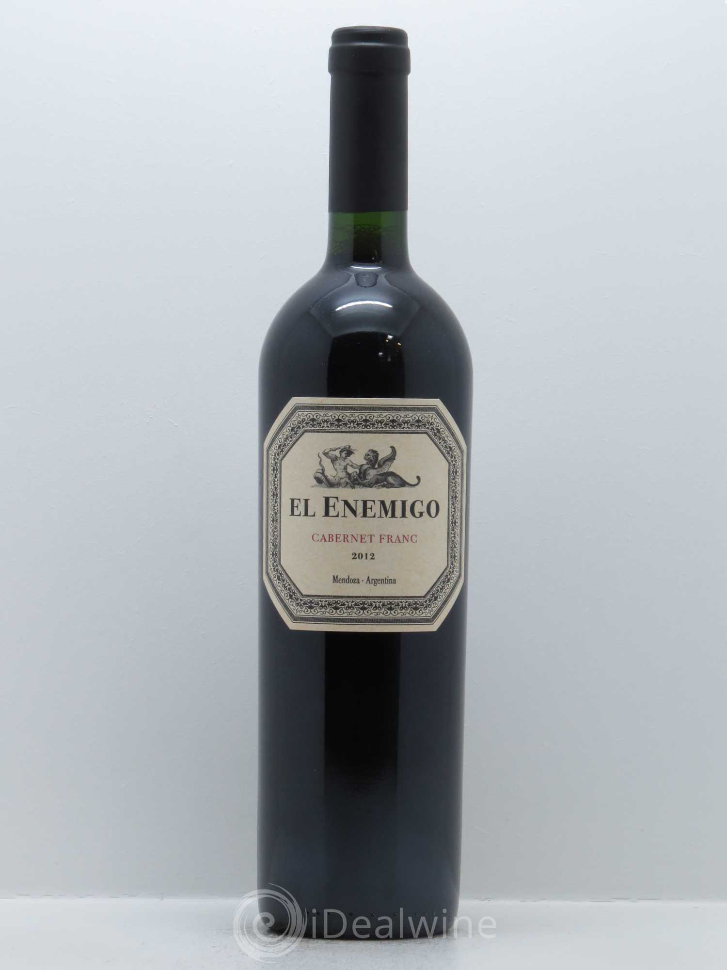 Mendoza Carbernet Franc El Enemigo 2012 - Lot de 1 bouteille - 0