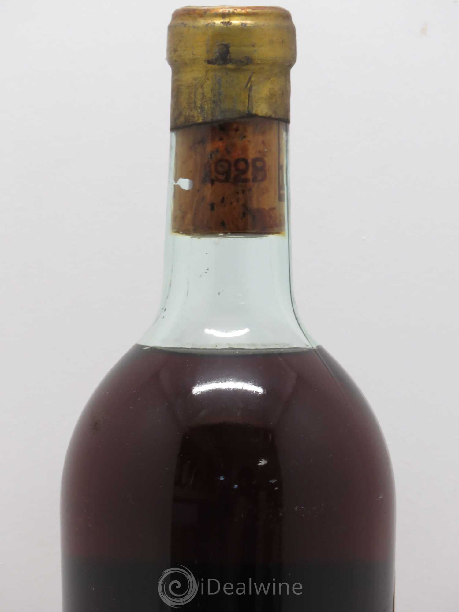 Château d' Yquem 1er Cru Classé Supérieur 1928 - Lot de 1 bouteille - 1