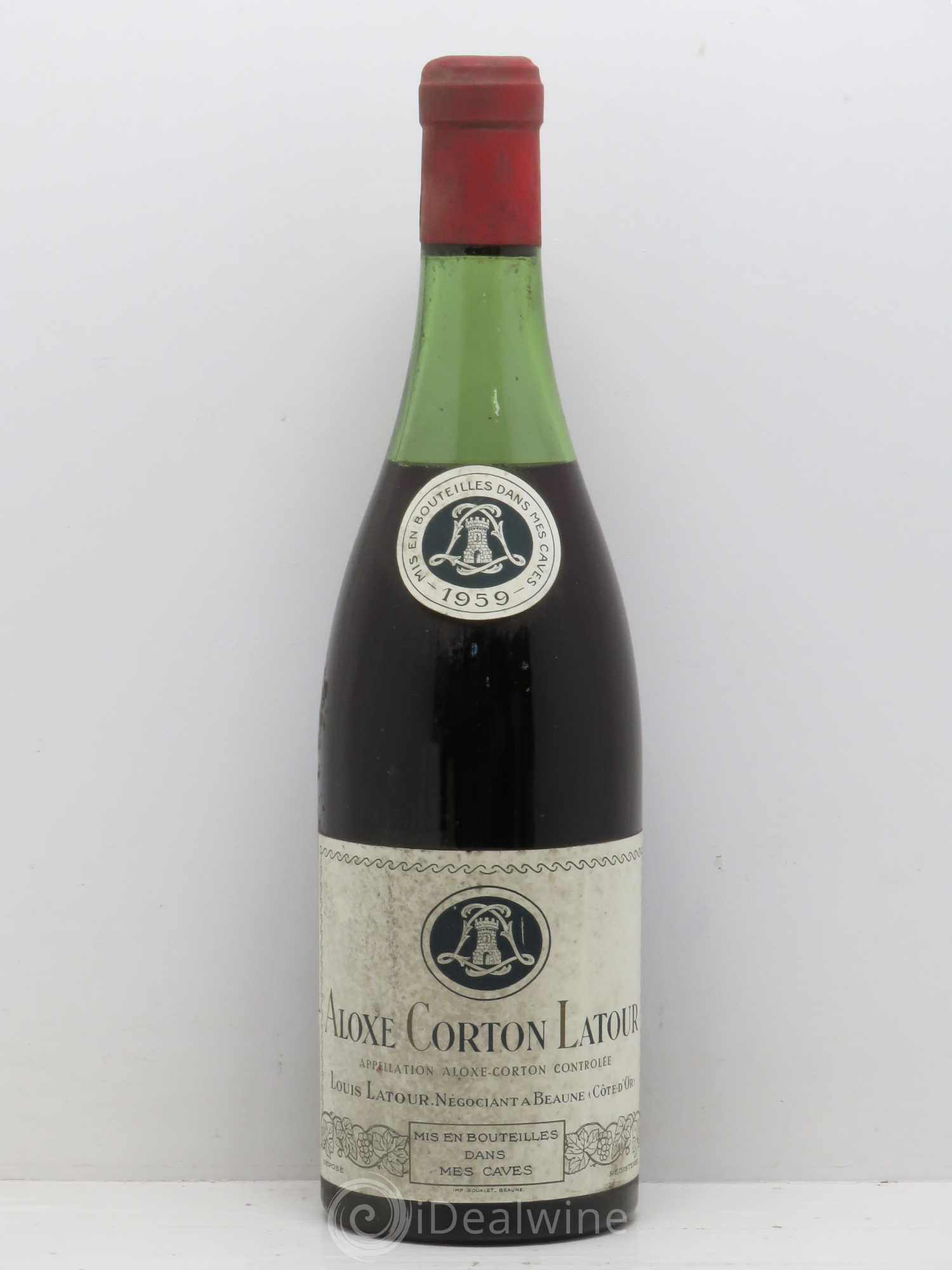 Aloxe-Corton Domaine Louis Latour 1959 - Lot de 1 bouteille - 0