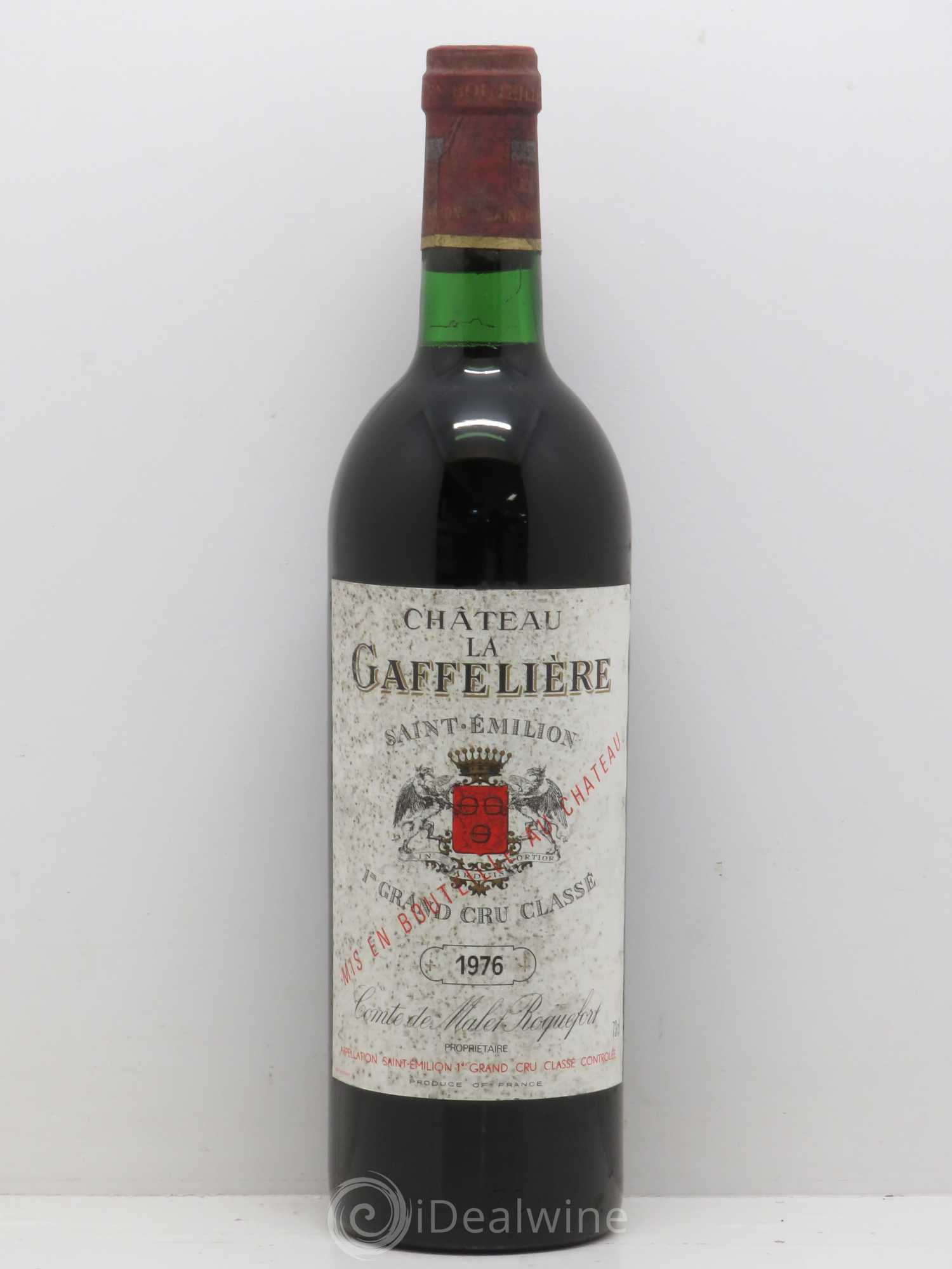 Château la Gaffelière 1er Grand Cru Classé B 1976 - Lot de 1 bouteille - 0