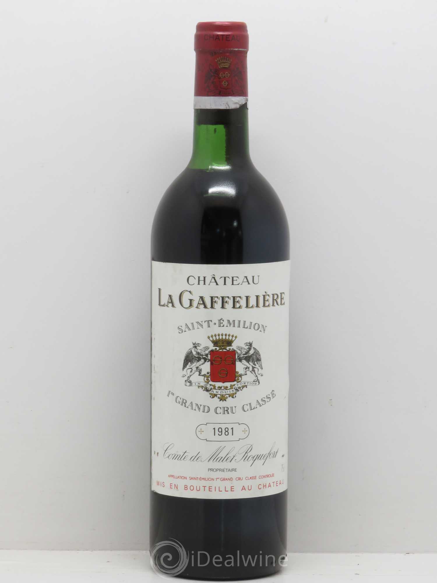 Château la Gaffelière 1er Grand Cru Classé B 1981 - Lot de 1 bouteille - 0