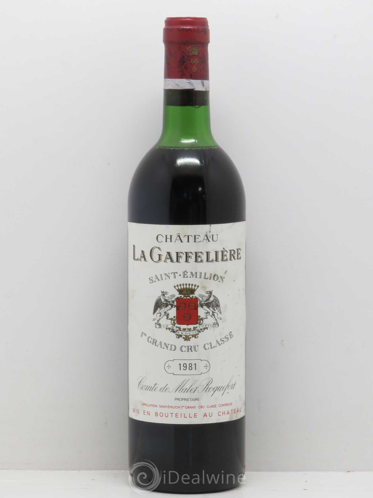 Château la Gaffelière 1er Grand Cru Classé B 1981 - Lot de 1 bouteille - 0