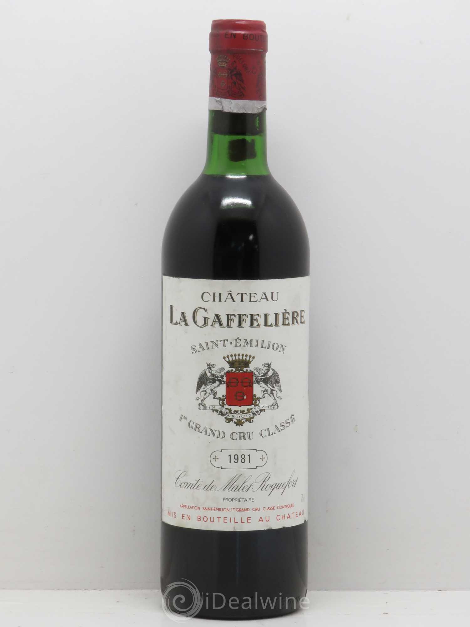 Château la Gaffelière 1er Grand Cru Classé B 1981 - Lot de 1 bouteille - 0