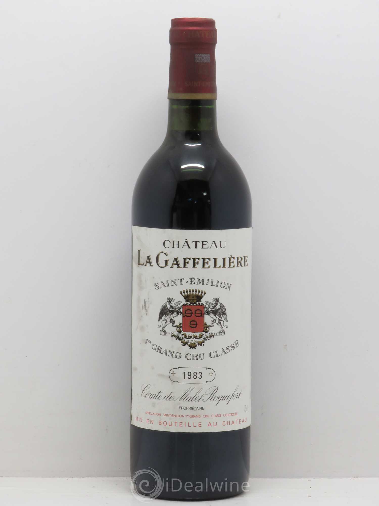 Château la Gaffelière 1er Grand Cru Classé B 1983 - Lot de 1 bouteille - 0
