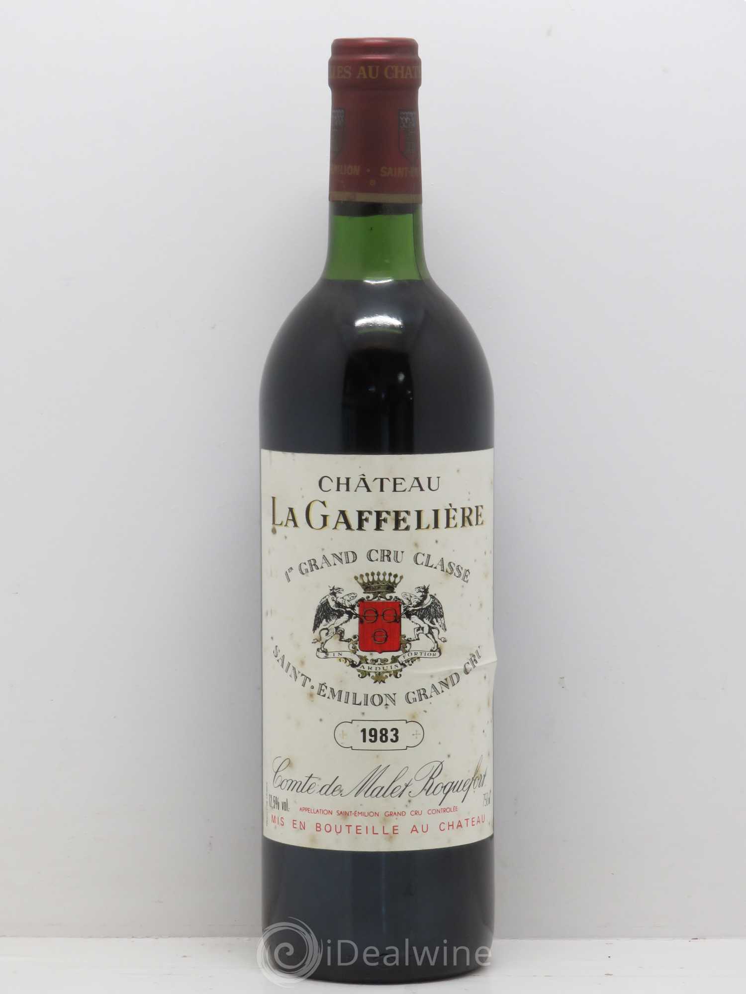 Château la Gaffelière 1er Grand Cru Classé B 1983 - Lot de 1 bouteille - 0