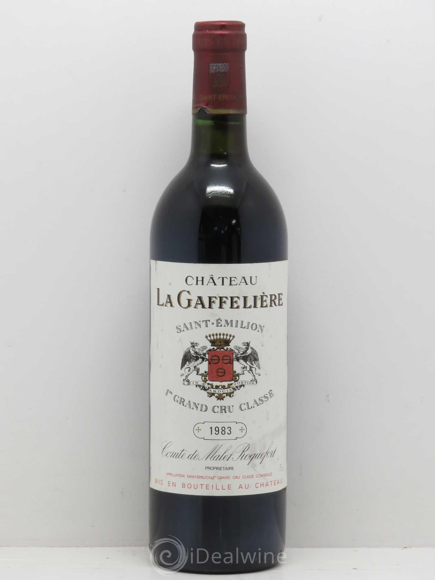 Château la Gaffelière 1er Grand Cru Classé B 1983 - Lot de 1 bouteille - 0