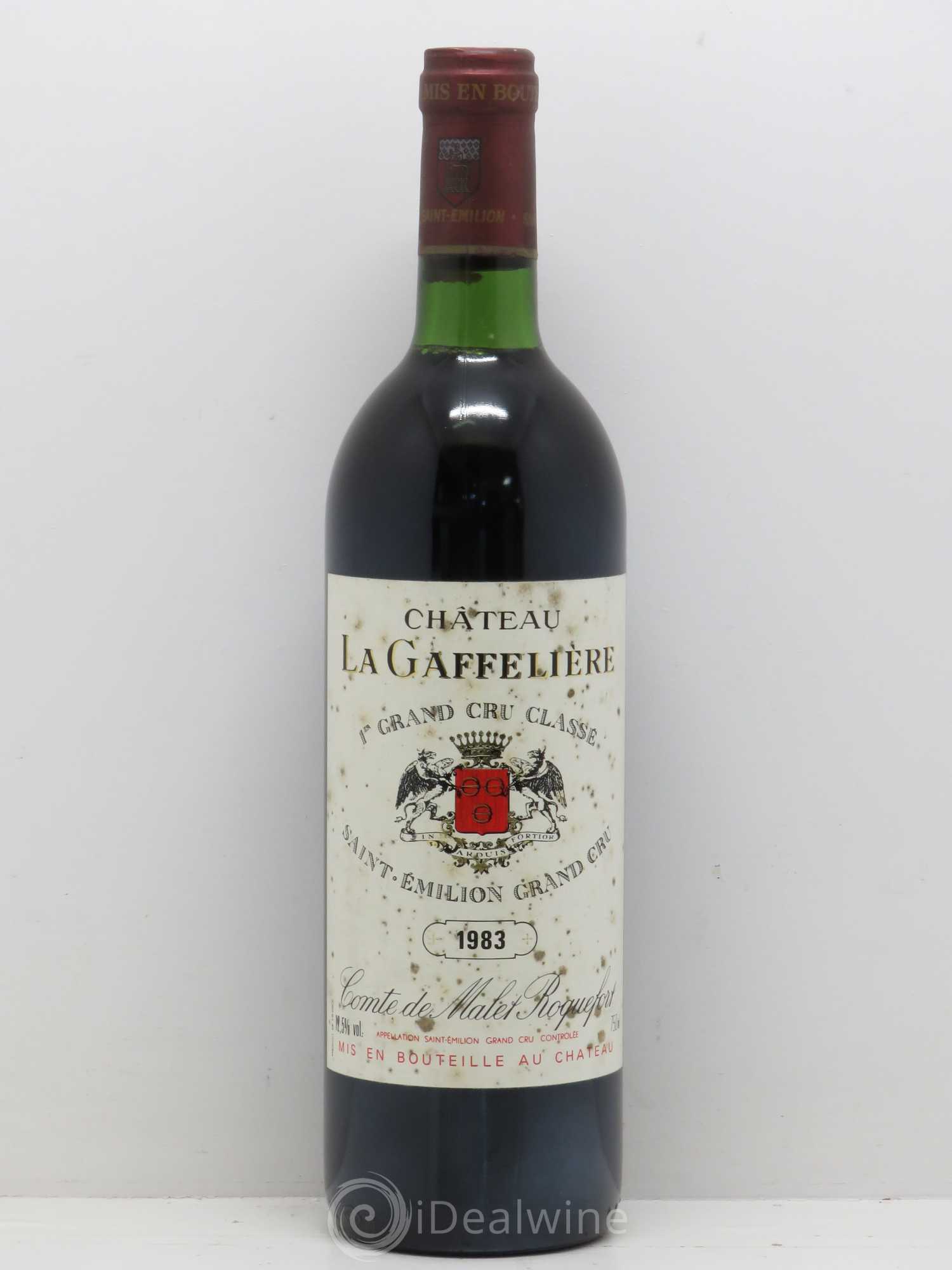 Château la Gaffelière 1er Grand Cru Classé B 1983 - Lot de 1 bouteille - 0