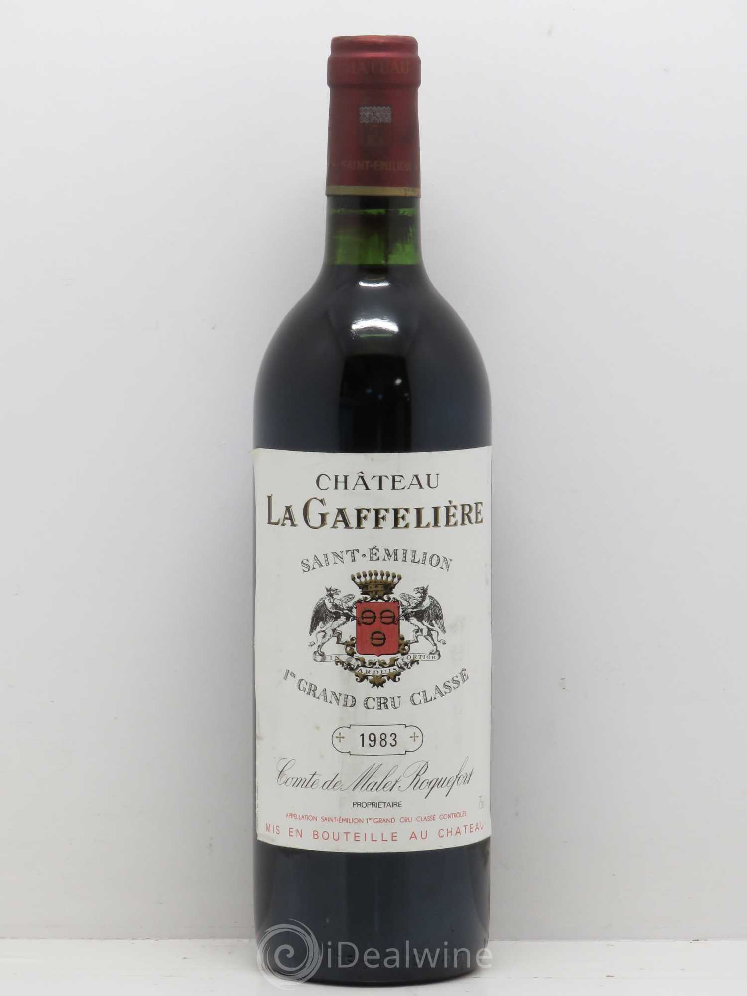 Château la Gaffelière 1er Grand Cru Classé B 1983 - Lot de 1 bouteille - 0