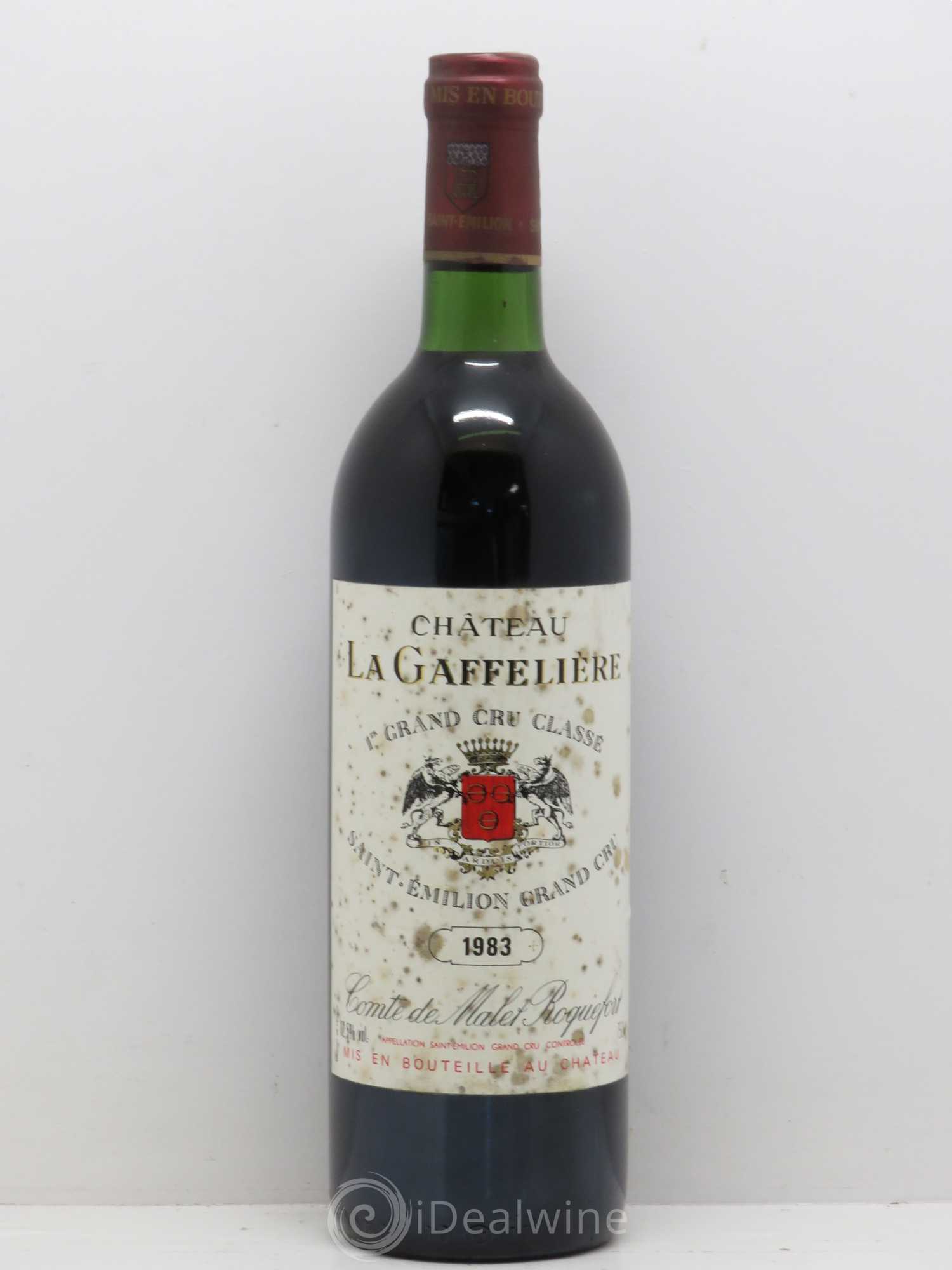 Château la Gaffelière 1er Grand Cru Classé B 1983 - Lot de 1 bouteille - 0