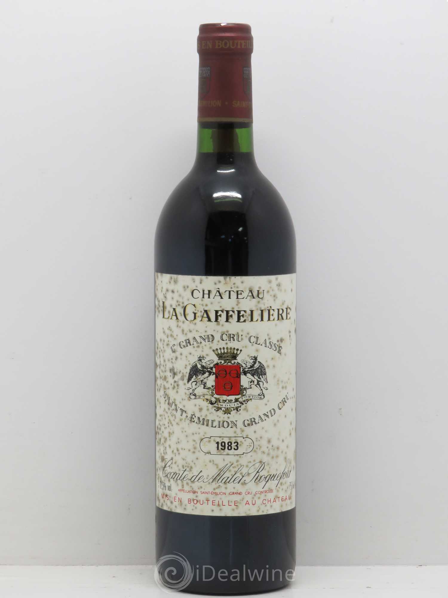 Château la Gaffelière 1er Grand Cru Classé B 1983 - Lot de 1 bouteille - 0
