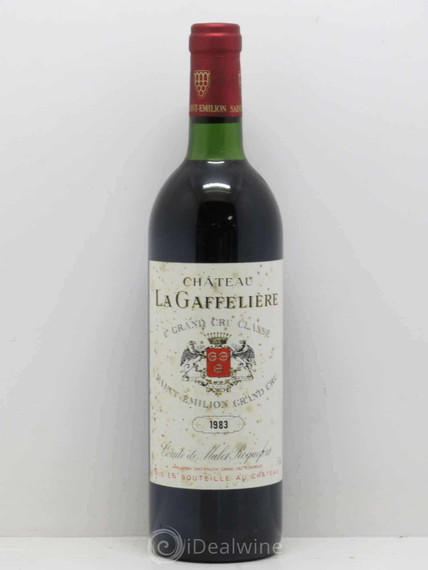 Château la Gaffelière 1er Grand Cru Classé B 1983 - Lot de 1 bouteille - 0
