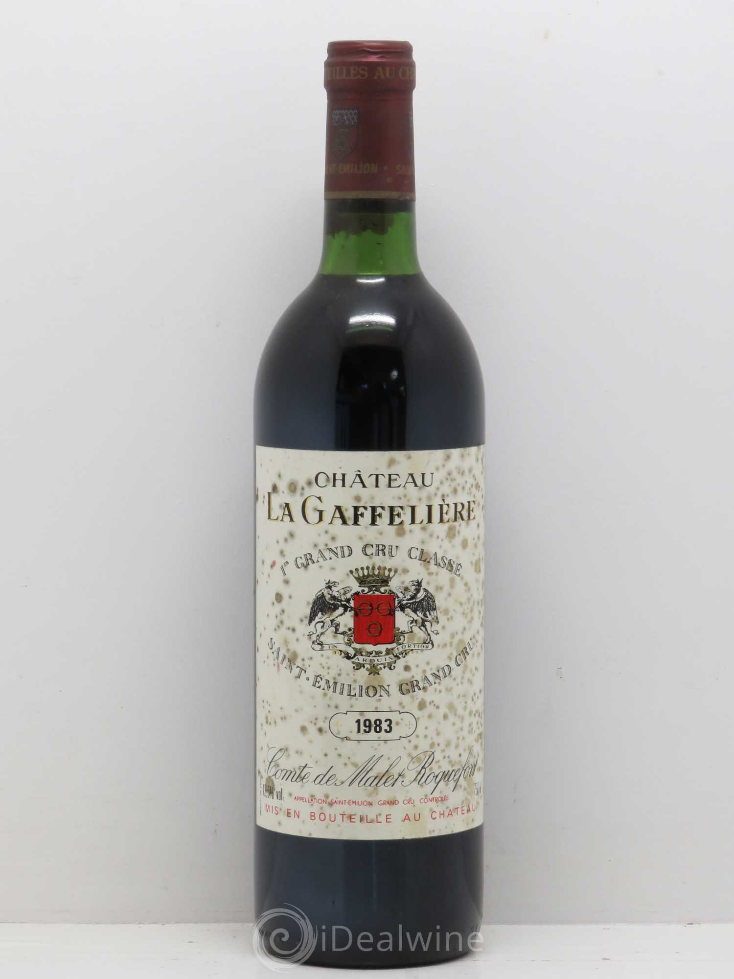 Château la Gaffelière 1er Grand Cru Classé B 1983 - Lot de 1 bouteille - 0