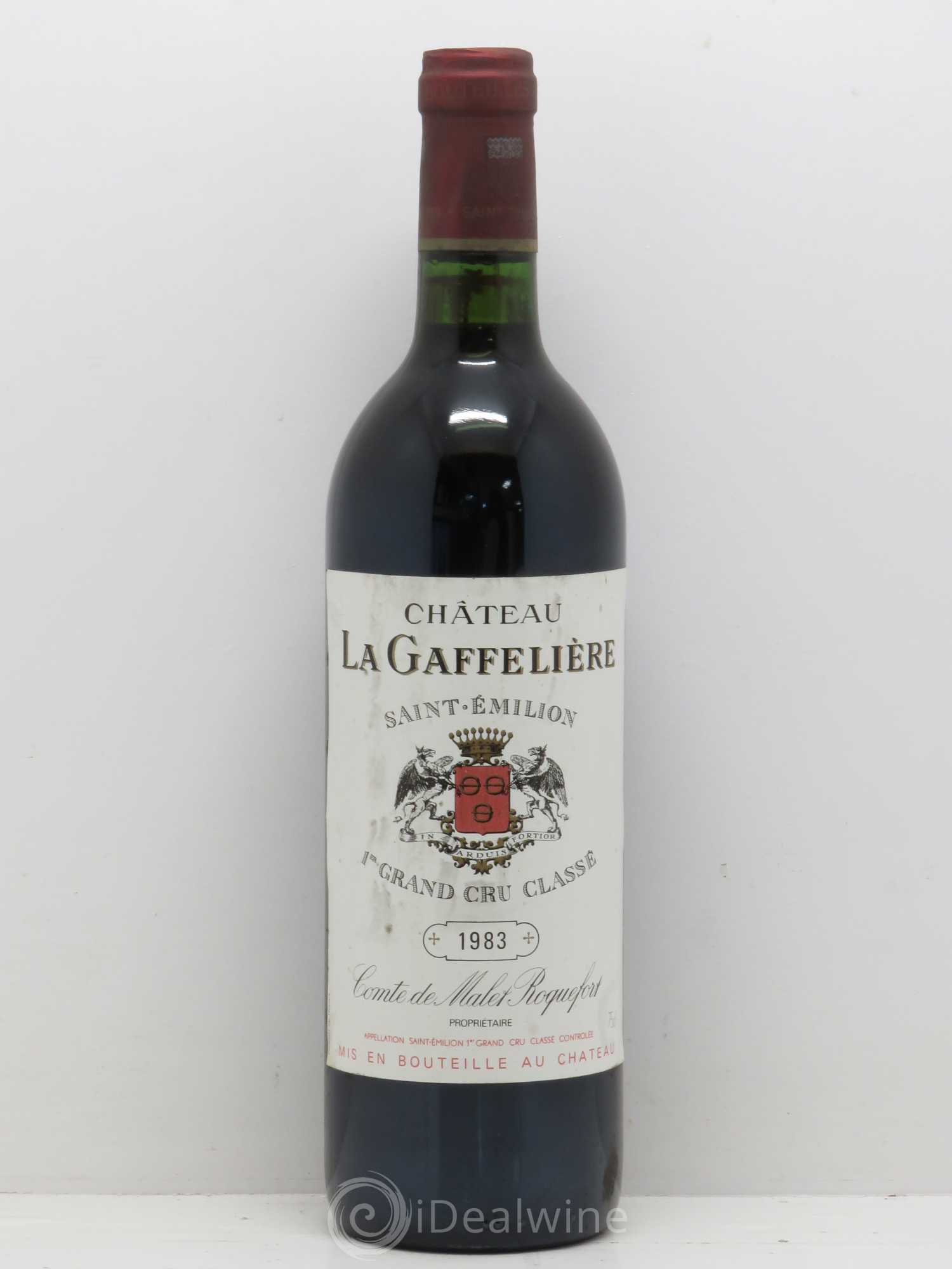 Château la Gaffelière 1er Grand Cru Classé B 1983 - Lot de 1 bouteille - 0