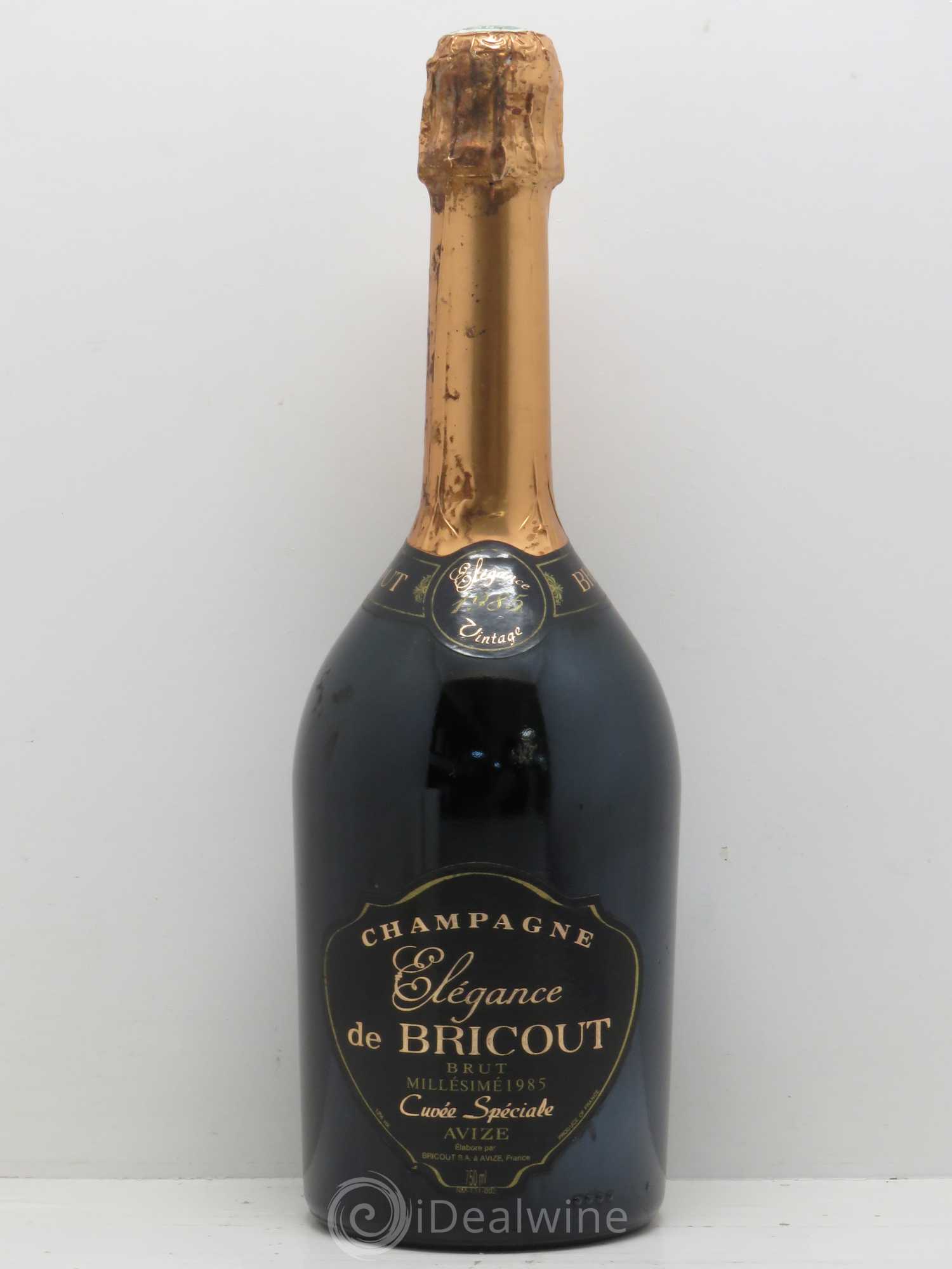 Champagne Champagne élégance de Bricout, cuvée spéciale 1985 - Lot de 1 bouteille - 0