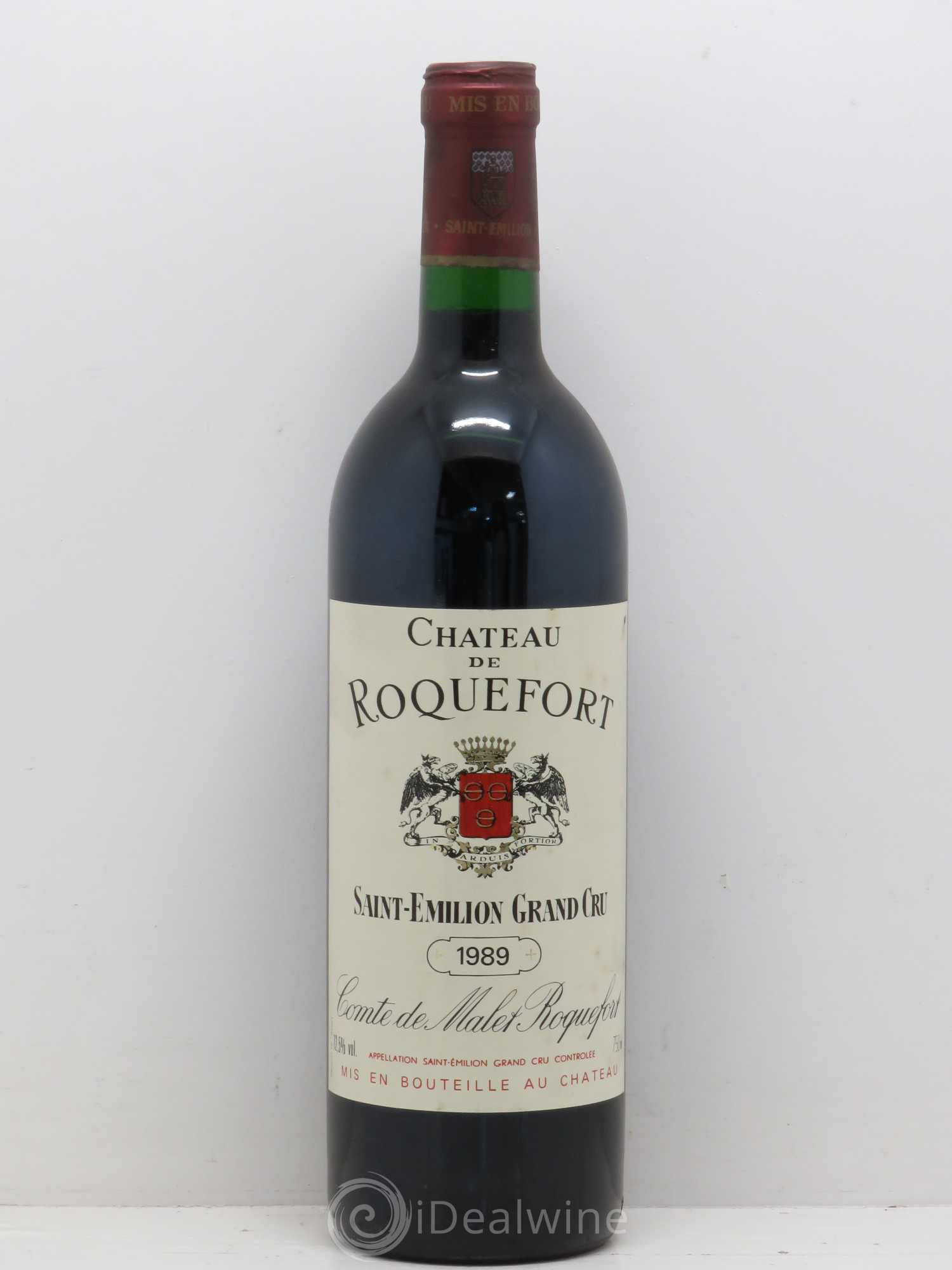 Saint-Émilion Château de Roquefort 1989 - Posten von 1 Flasche - 0