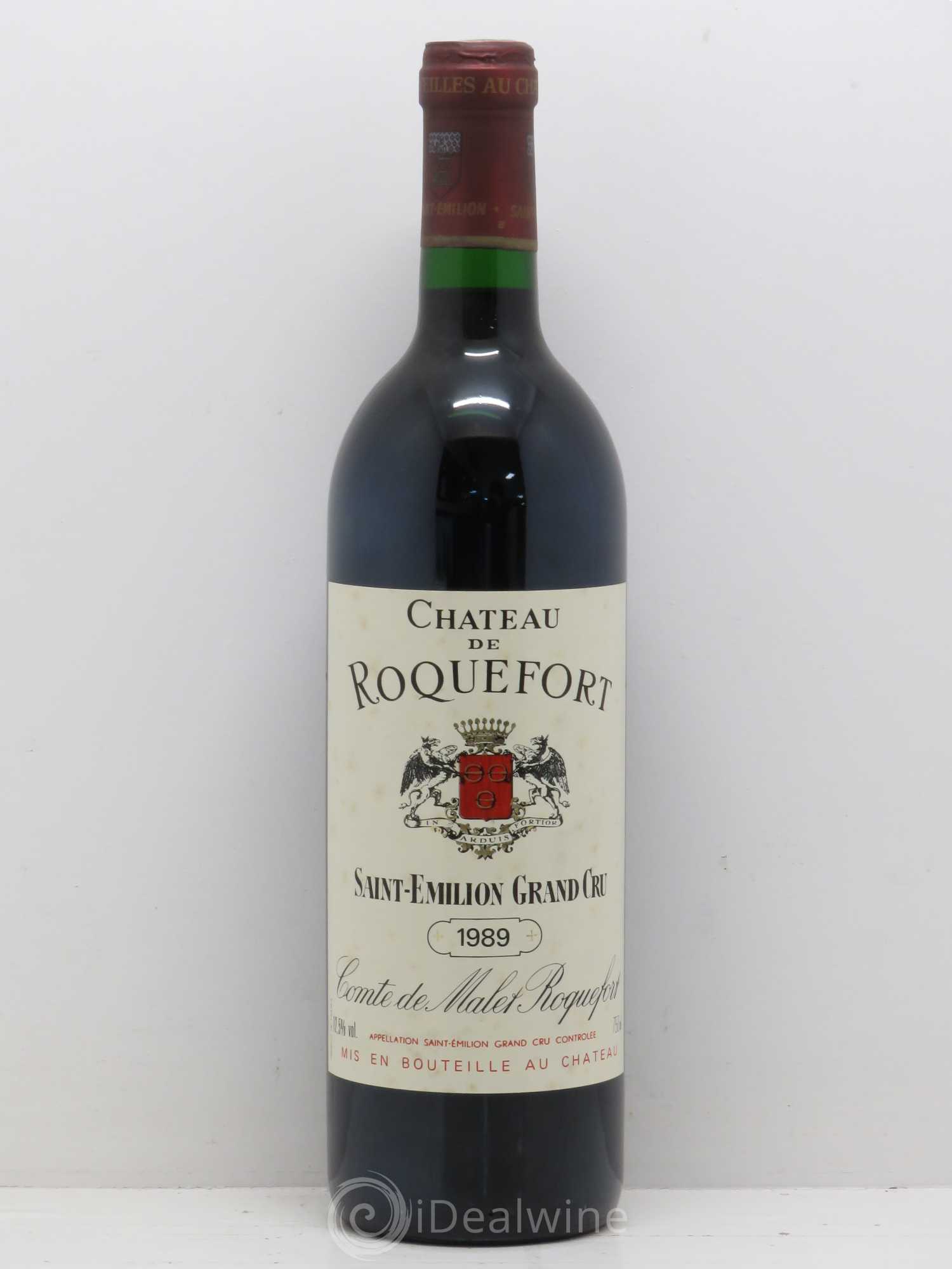 Saint-Émilion Château de Roquefort 1989 - Posten von 1 Flasche - 0