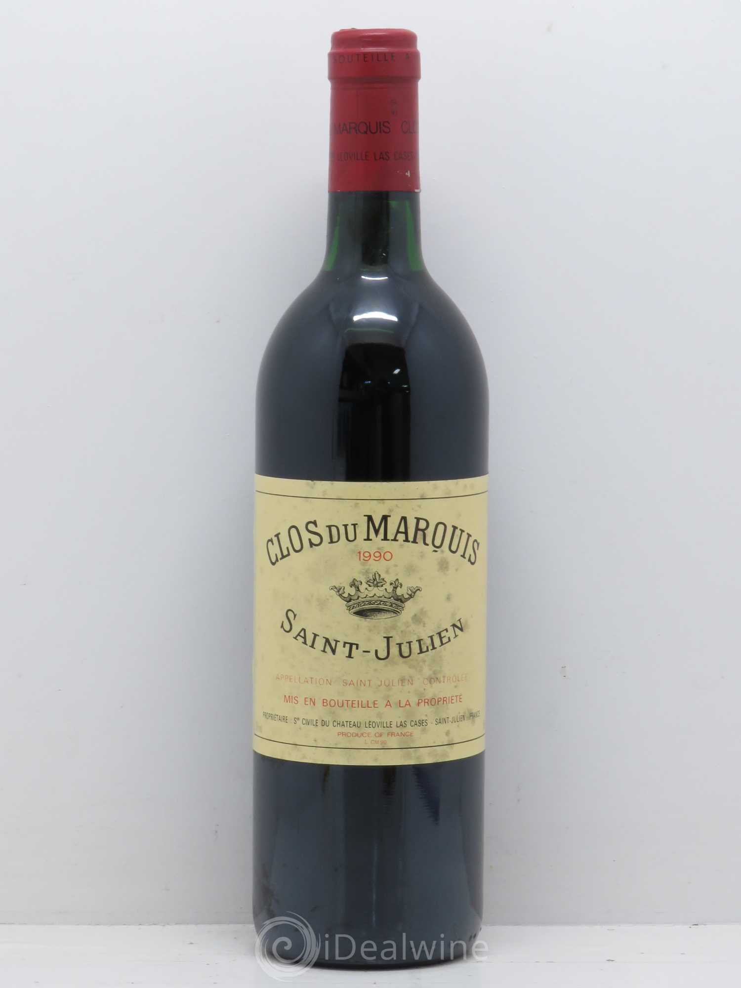 Clos du Marquis 1990 - Lot de 1 bouteille - 0