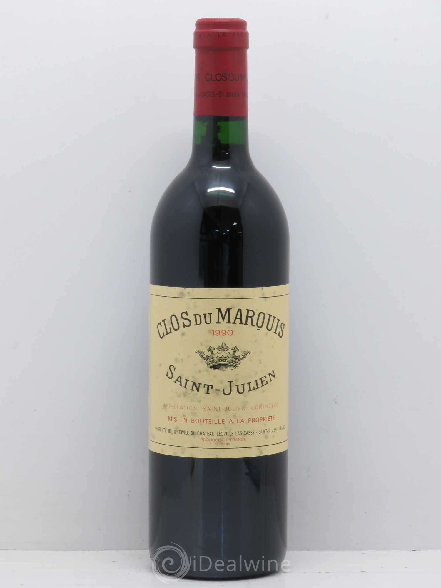 Clos du Marquis 1990 - Lot de 1 bouteille - 0