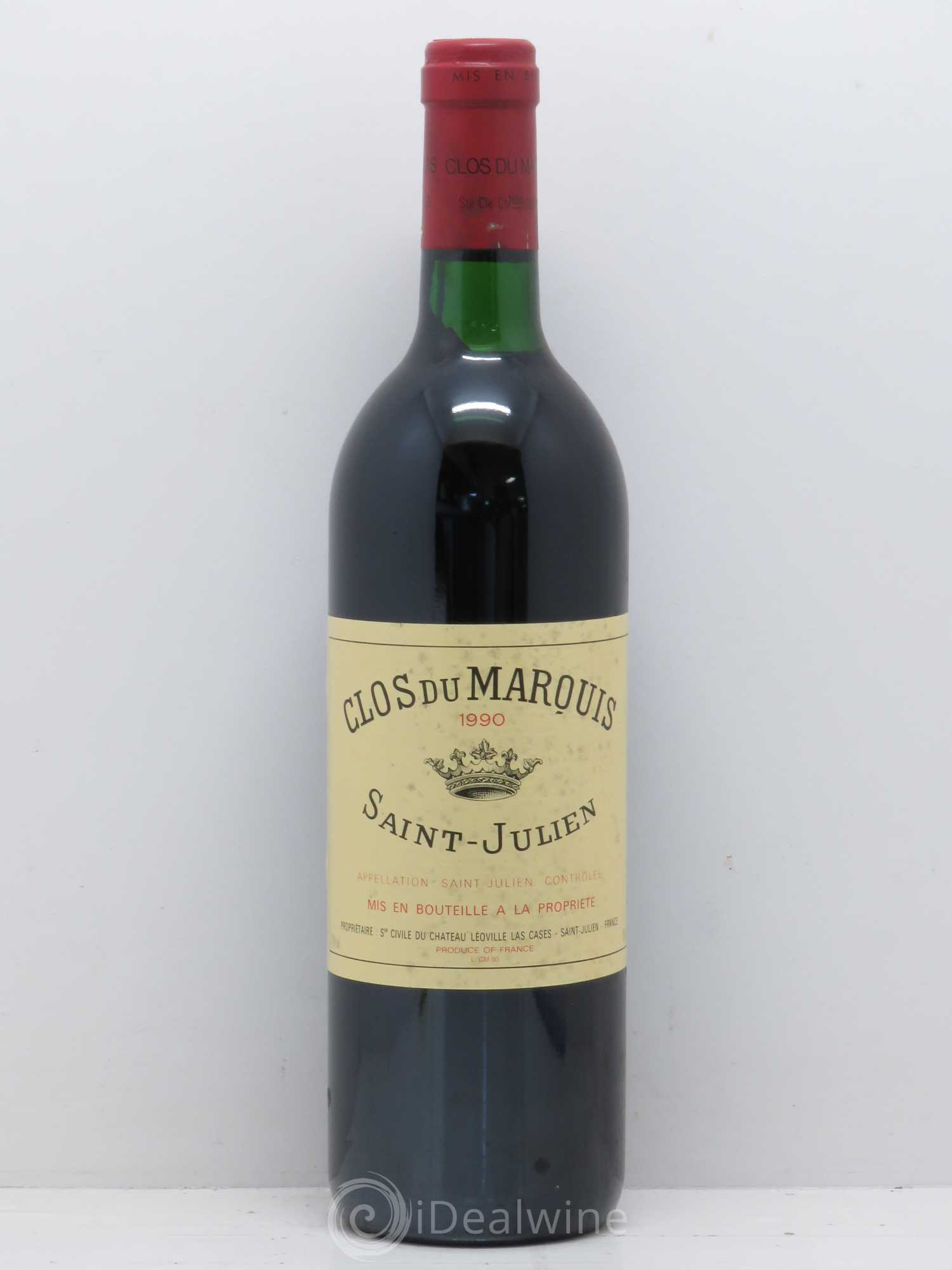 Clos du Marquis 1990 - Lot de 1 bouteille - 0