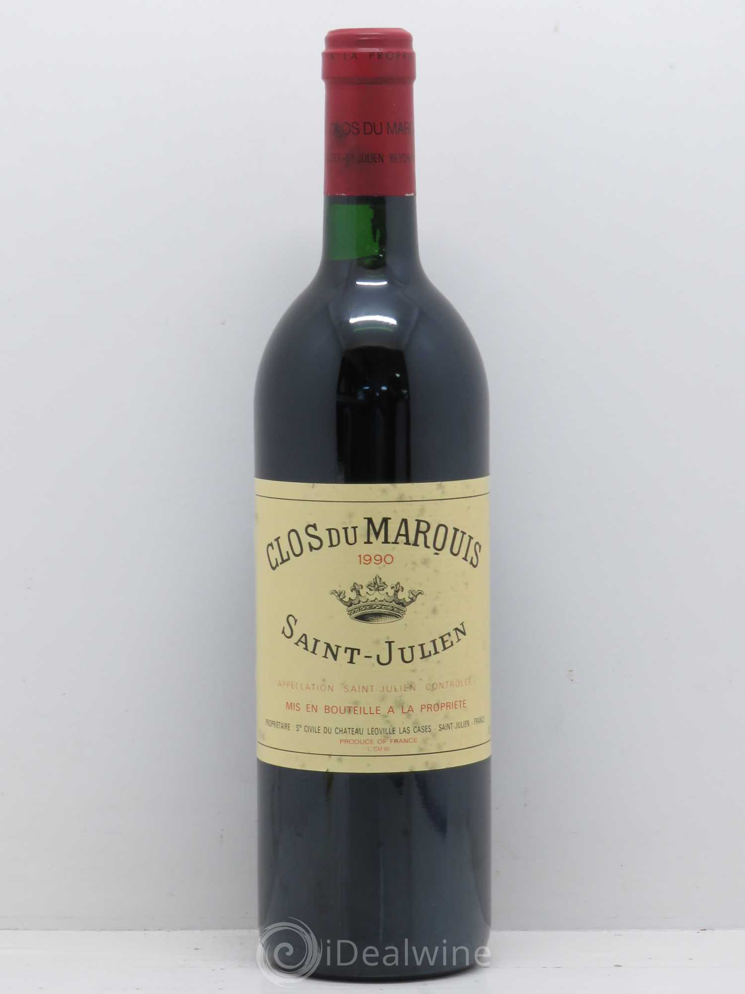 Clos du Marquis 1990 - Lot de 1 bouteille - 0