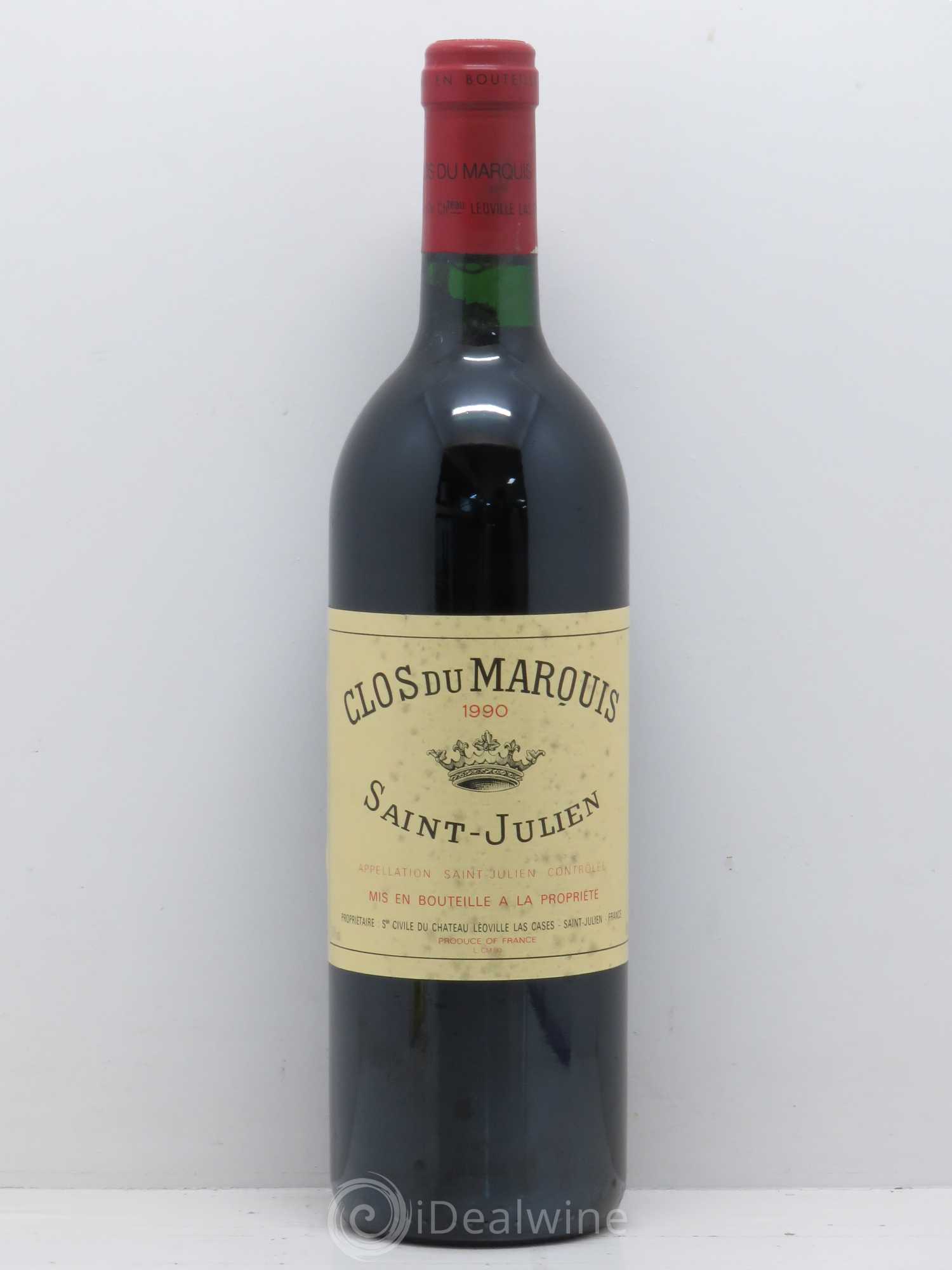 Clos du Marquis 1990 - Lot de 1 bouteille - 0