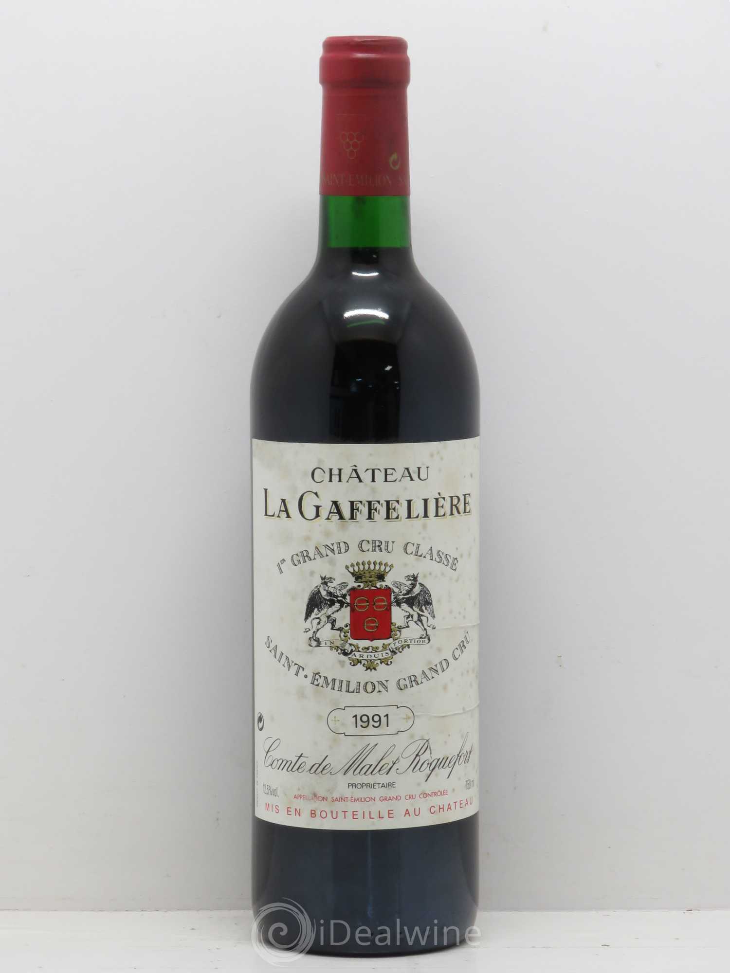 Château la Gaffelière 1er Grand Cru Classé B 1991 - Lot de 1 bouteille - 0