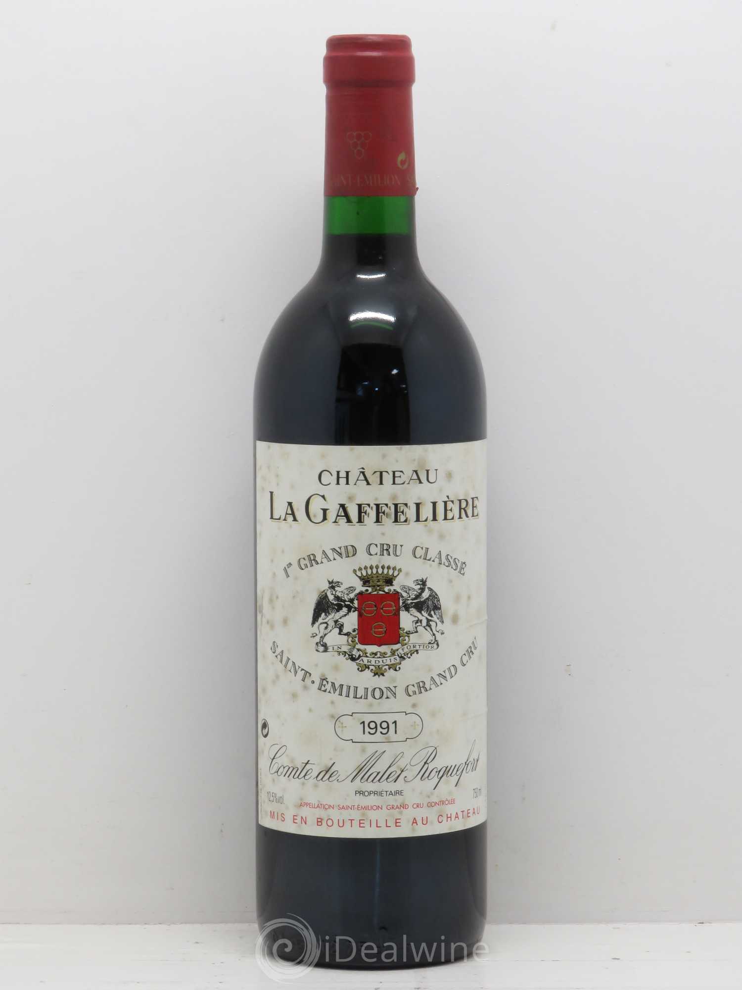 Château la Gaffelière 1er Grand Cru Classé B 1991 - Lot de 1 bouteille - 0