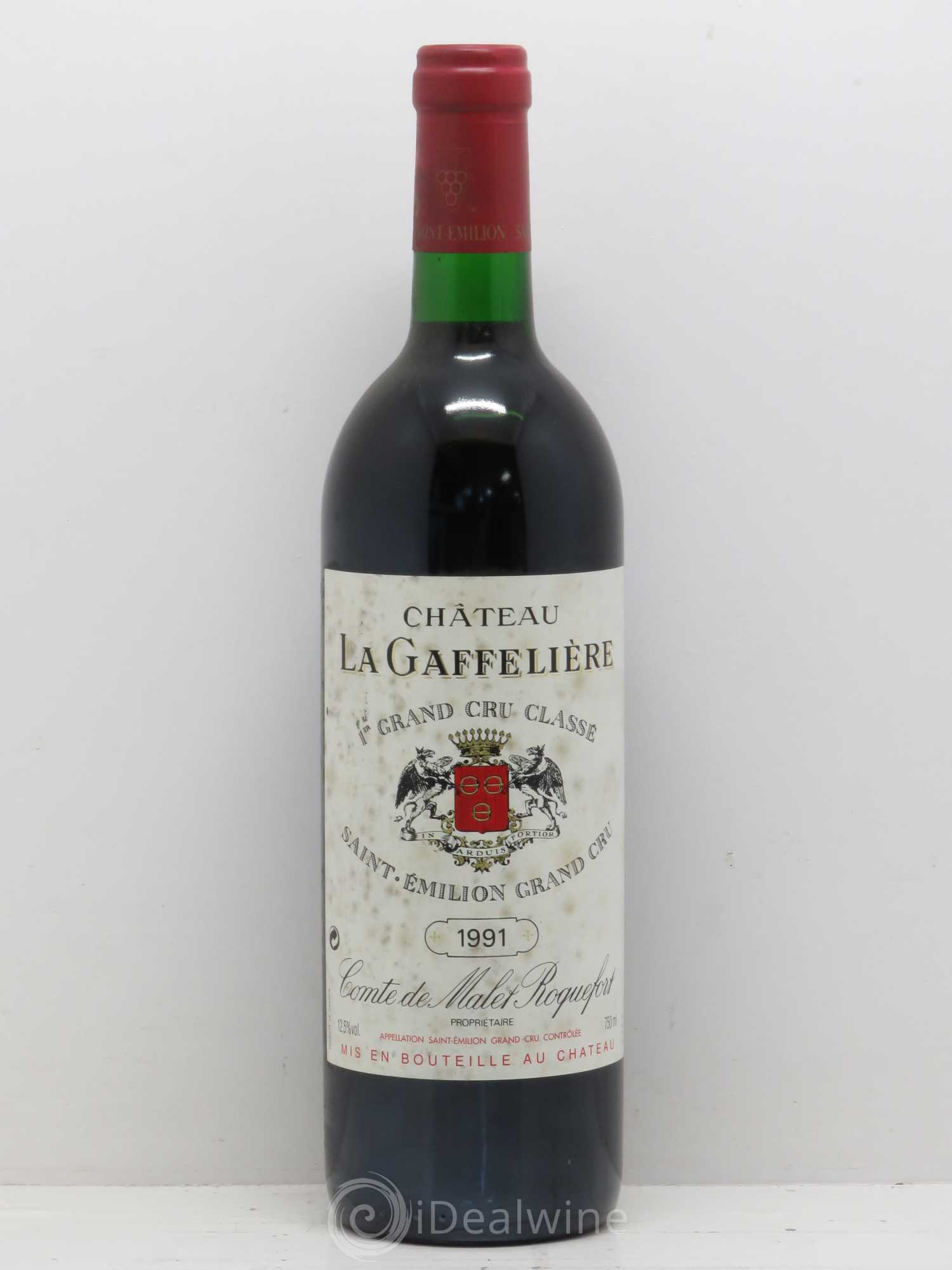 Château la Gaffelière 1er Grand Cru Classé B 1991 - Lot de 1 bouteille - 0
