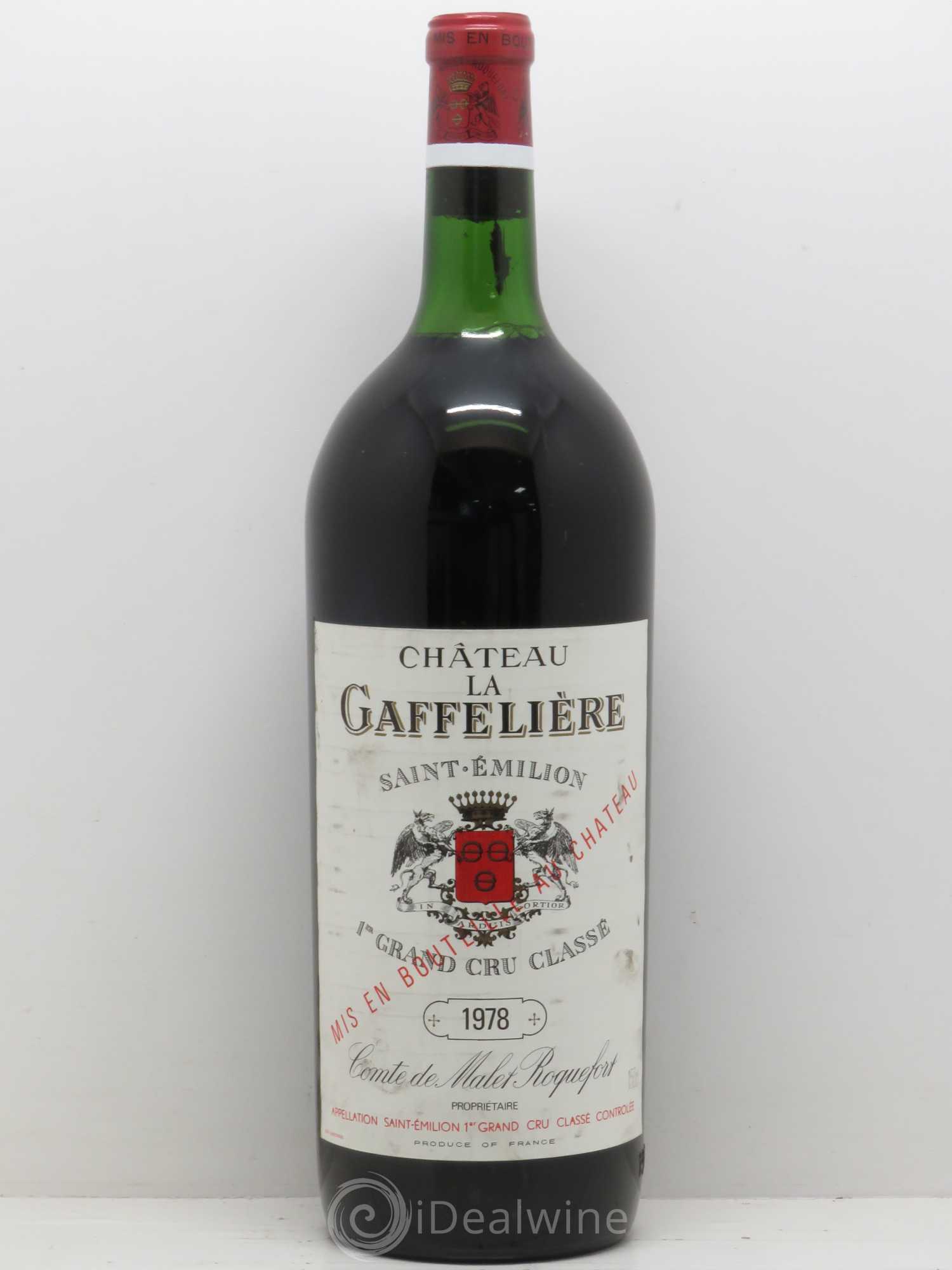 Château la Gaffelière 1er Grand Cru Classé B 1978 - Lot de 1 magnum - 0