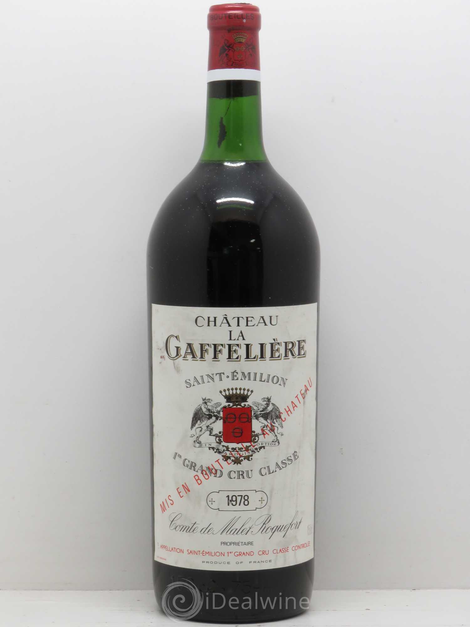 Château la Gaffelière 1er Grand Cru Classé B 1978 - Lot de 1 magnum - 0