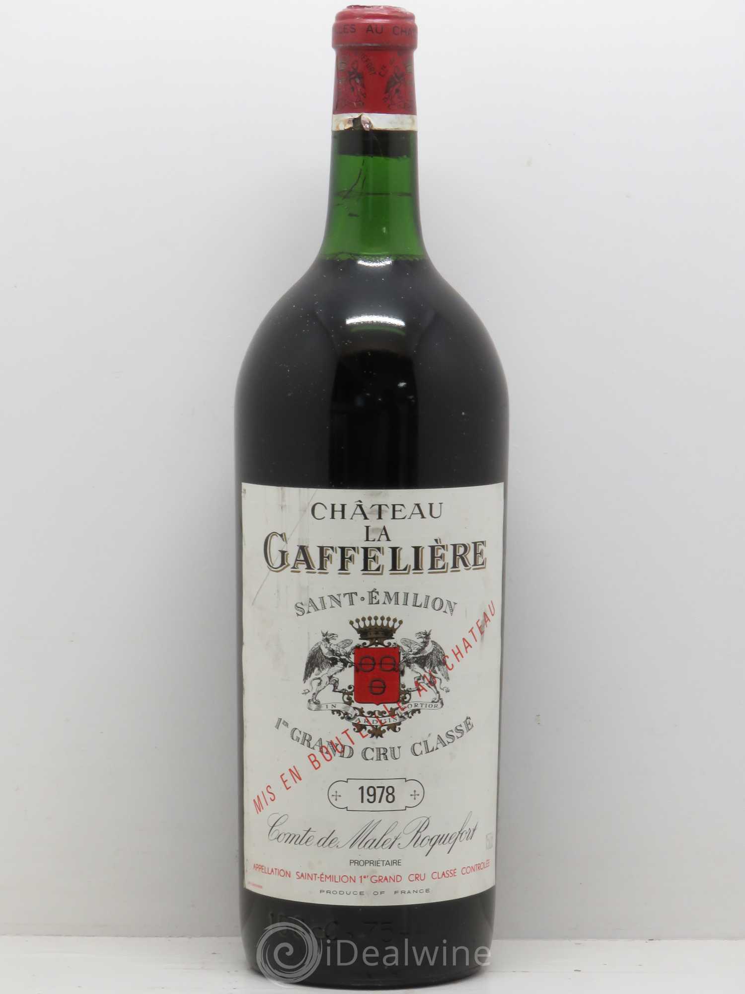 Château la Gaffelière 1er Grand Cru Classé B 1978 - Lot de 1 magnum - 0