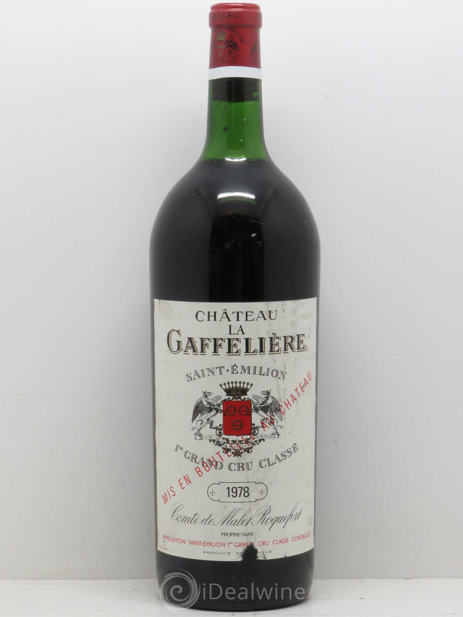 Château la Gaffelière 1er Grand Cru Classé B 1978 - Lot de 1 magnum - 0