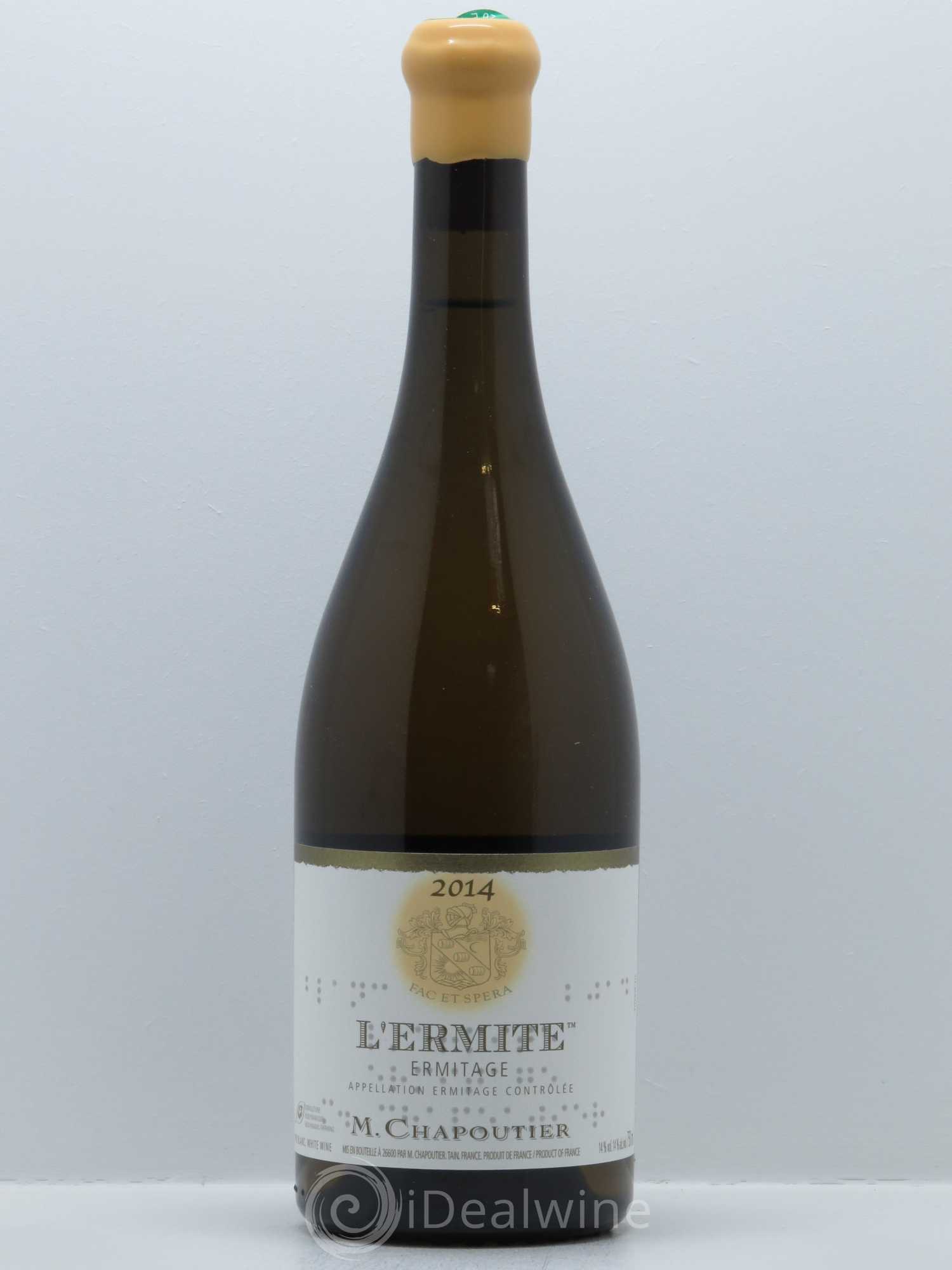 Hermitage Ermitage l'Ermite Chapoutier 2014 - Lot de 1 bouteille - 0